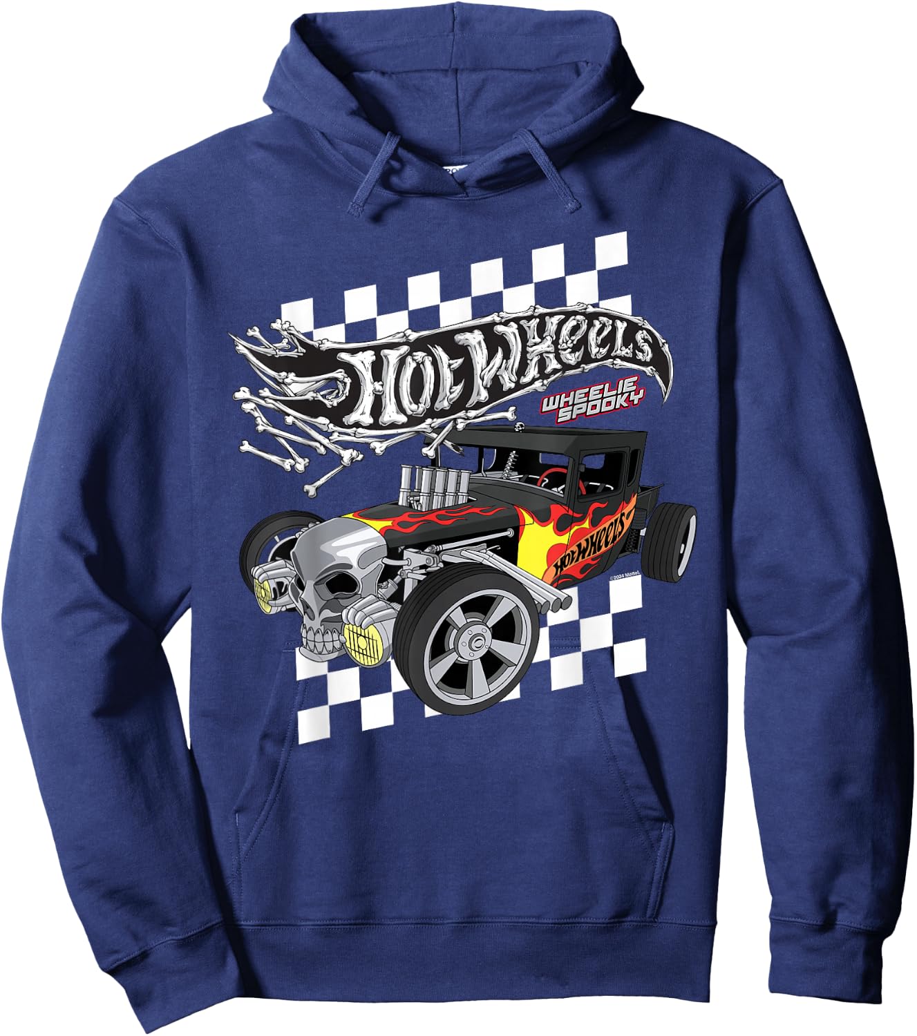 Hot Wheels - Bone Shaker Wheelie Spooky Hoodie - Hoodie | Navy