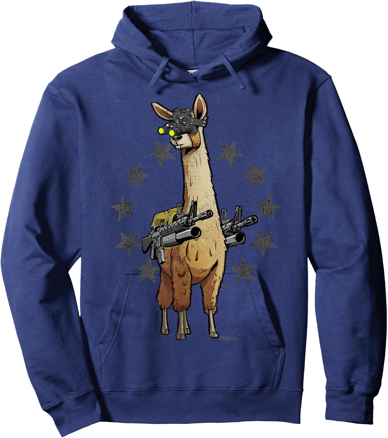 Combat Llama Hoodie - Hoodie | Navy