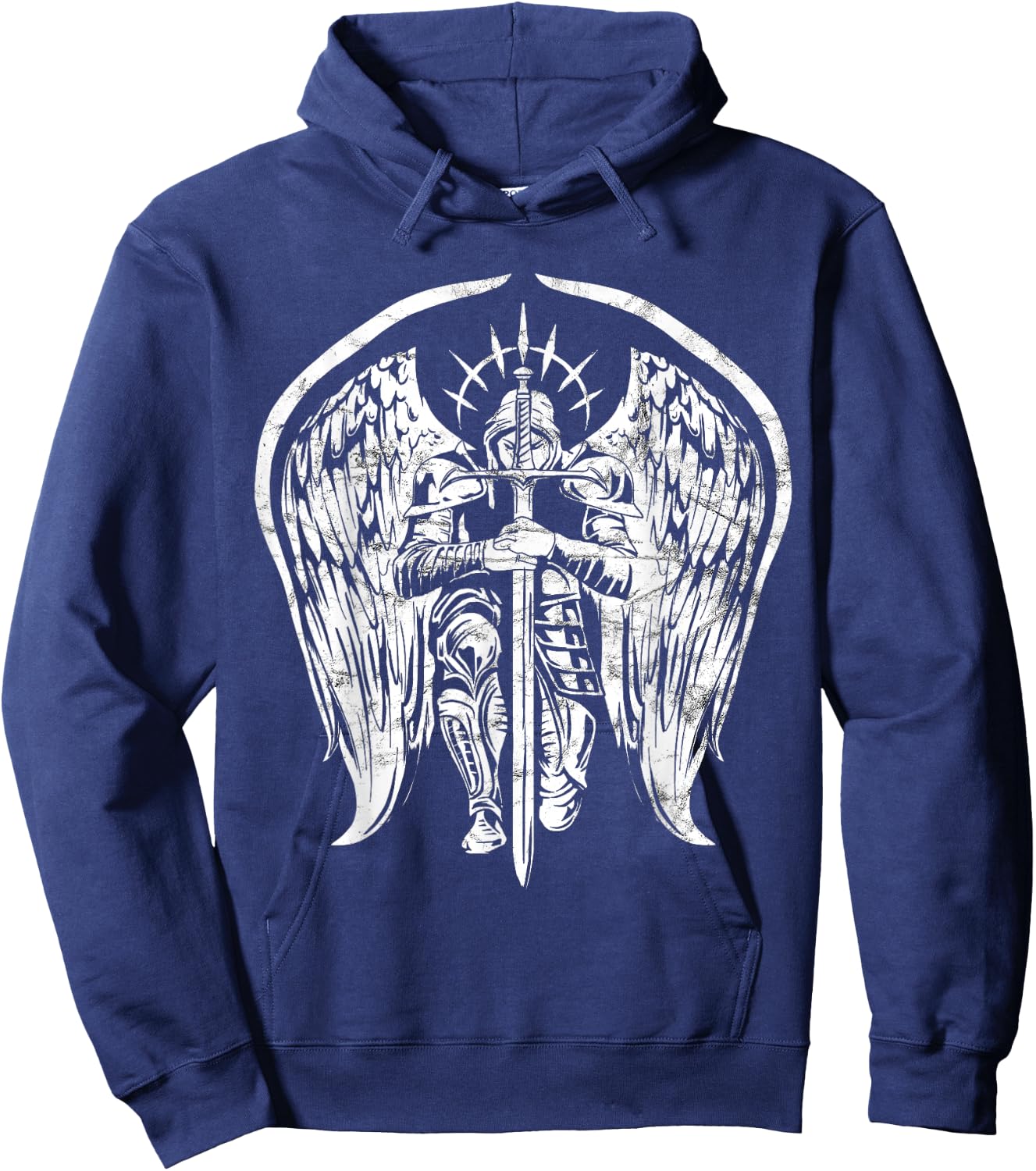 Angel Archangel Michael Warrior Gift Hoodie - Hoodie | Navy