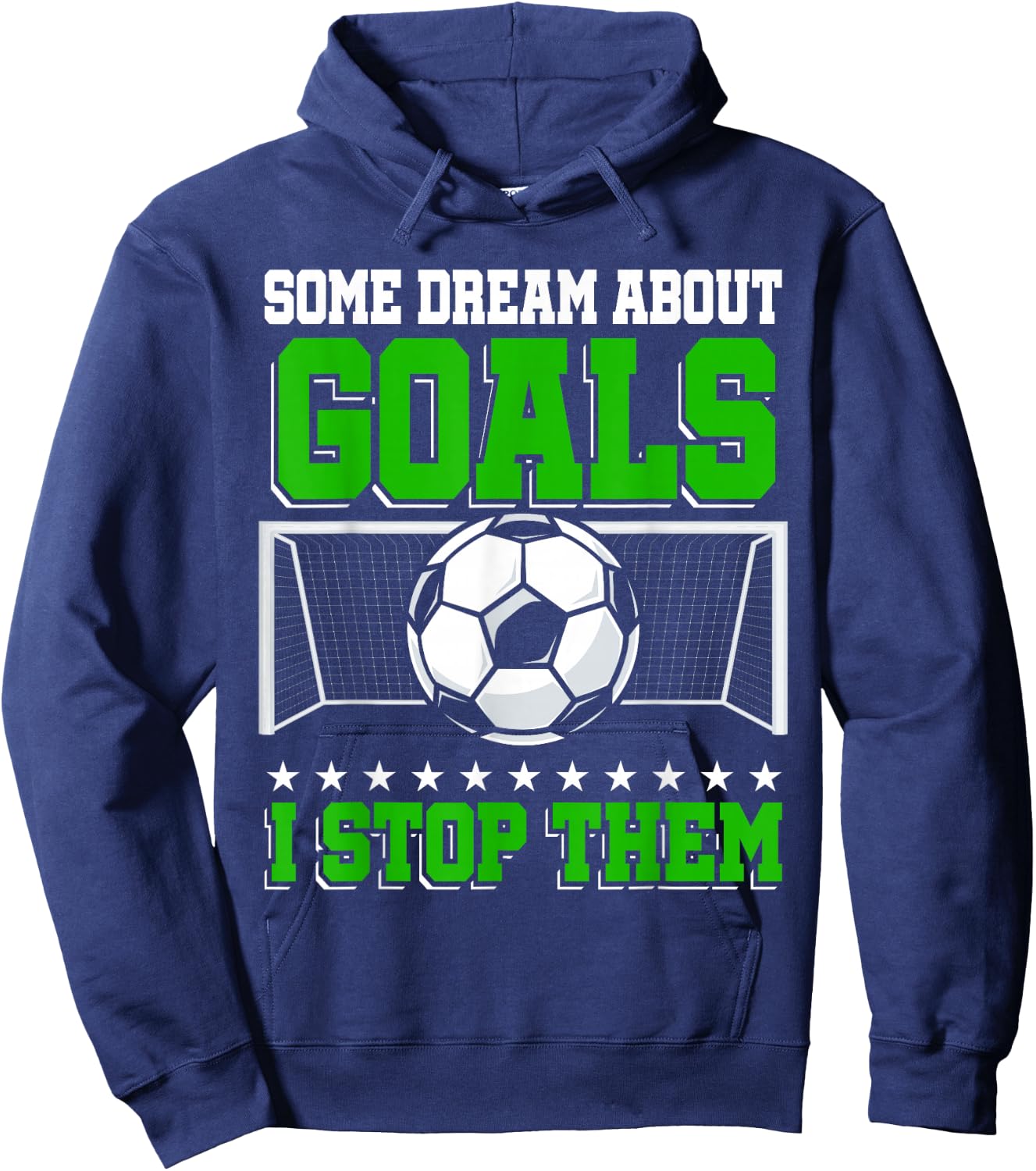 Goalkeeper | Training | Goal | Soccer Goalie Hoodie - Hoodie | Navy