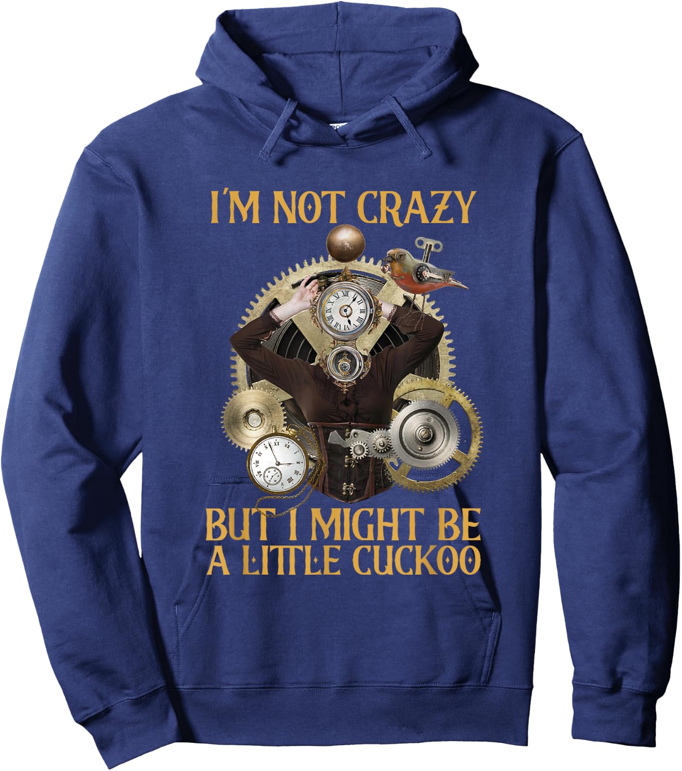 I Might Be A Little Cuckoo Animal Bird Cuckoo Hoodie - Hoodie | Navy