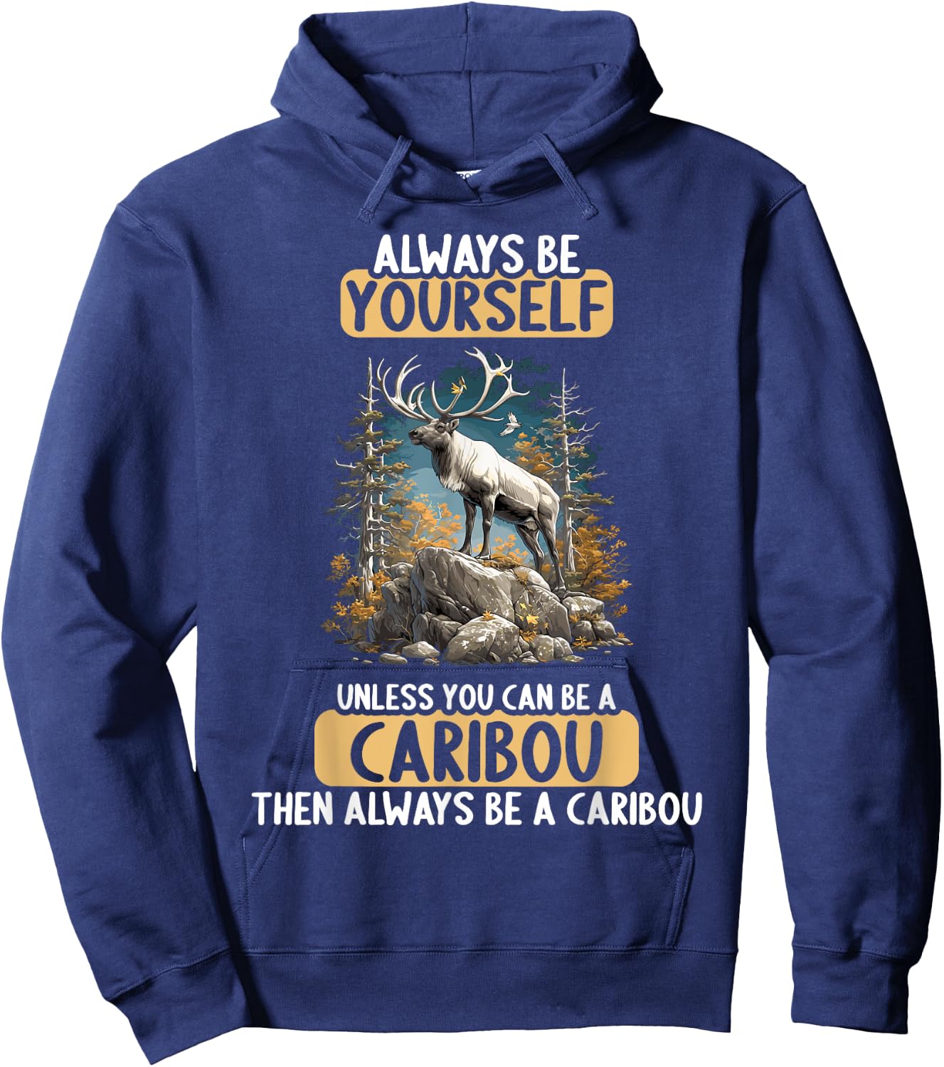 Caribous Caribou Hoodie - Hoodie | Navy