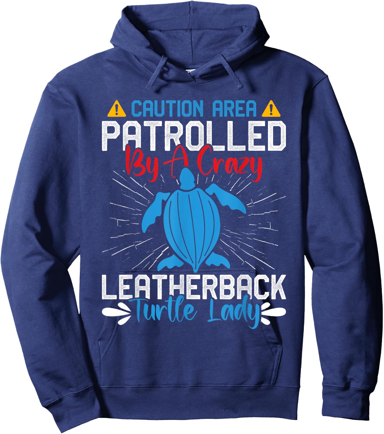 Leatherback Sea Turtle Hoodie - Hoodie | Navy