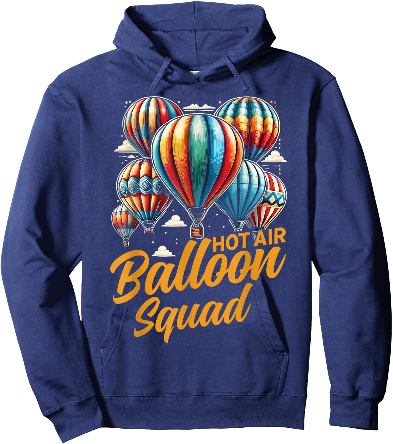 Hot Air Balloon Hot Air Ballon Squad Hoodie - Hoodie | Navy