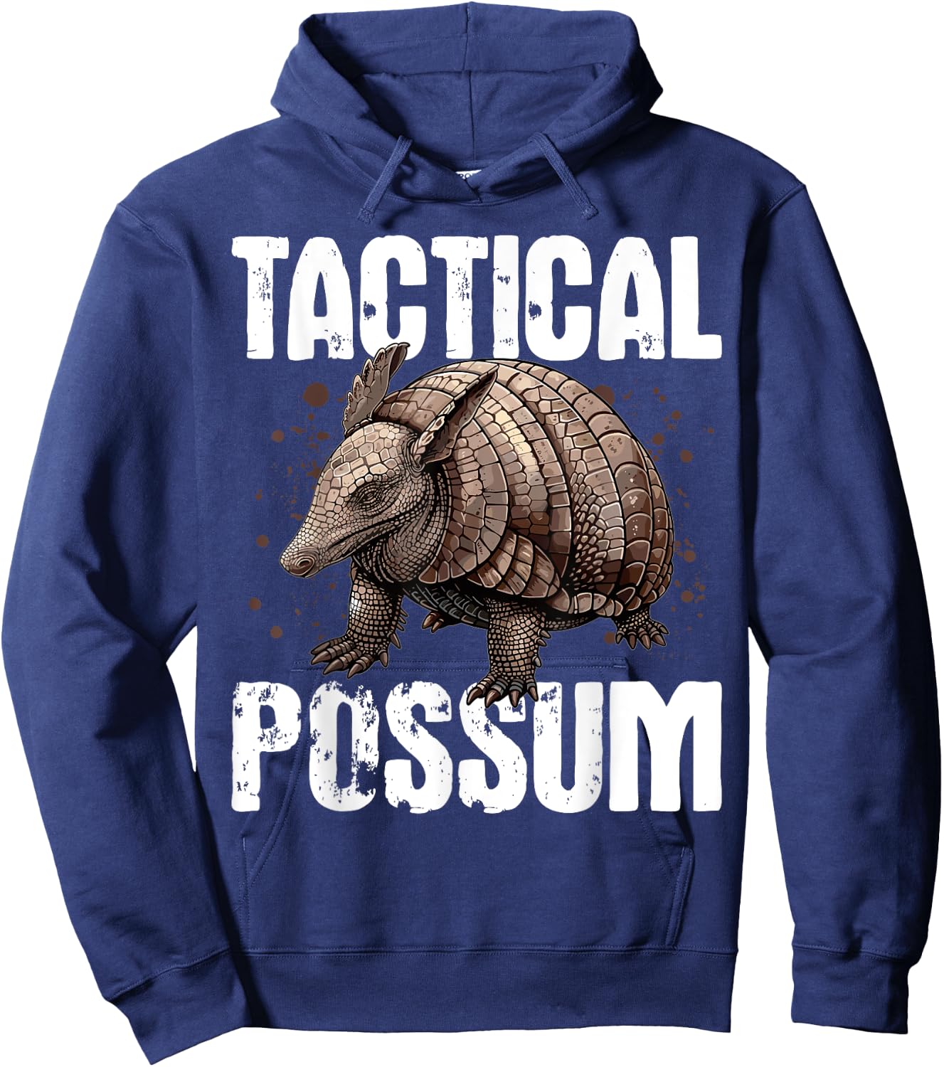 Funny Armadillo Animal Tactical Possum Hoodie - Hoodie | Navy