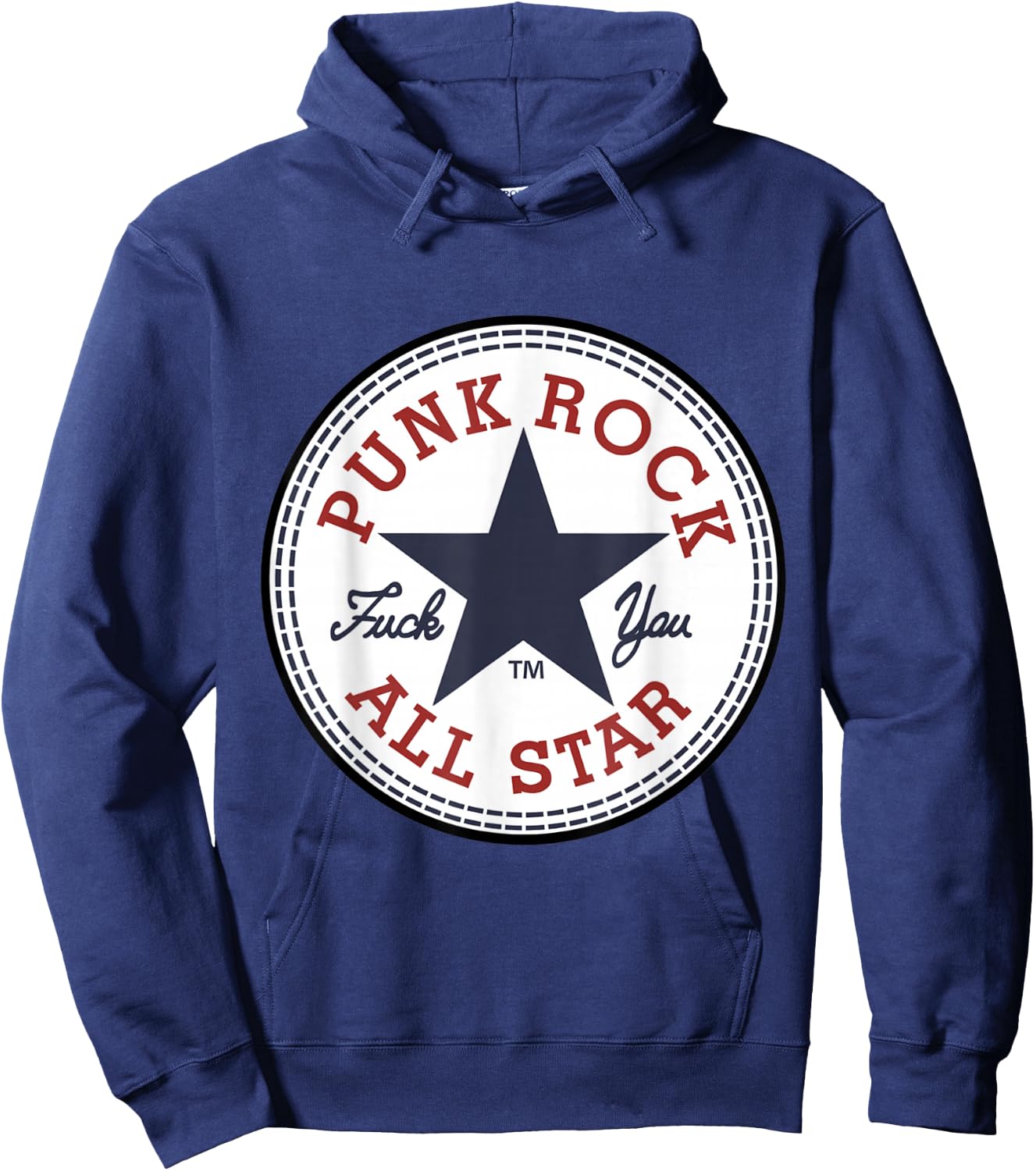 Punk Rock All Star, Punk Rock Hoodie - Hoodie | Navy