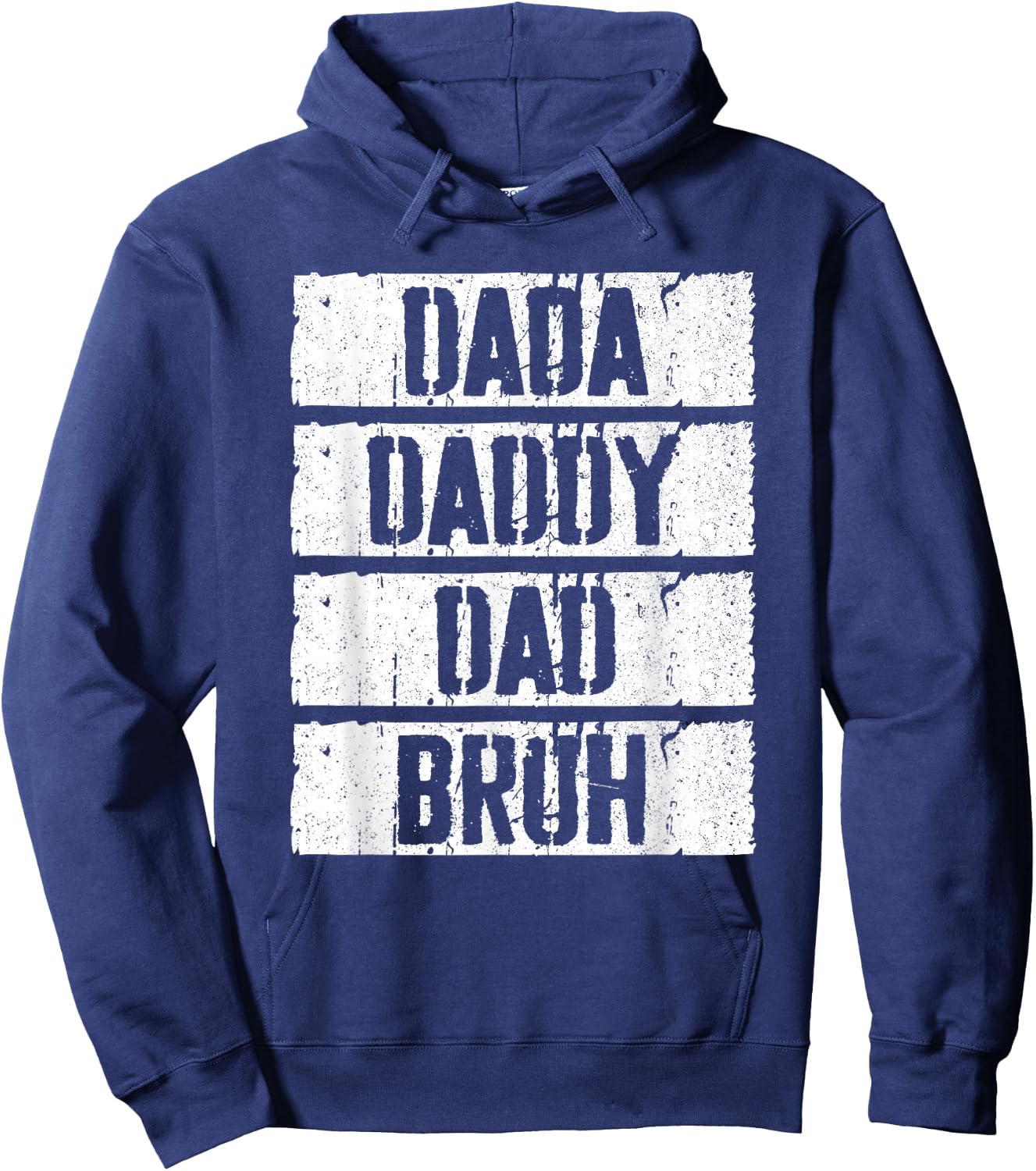 Dada Daddy Dad Bruh Shirt Men Fathers Day Hoodie - Hoodie | Navy