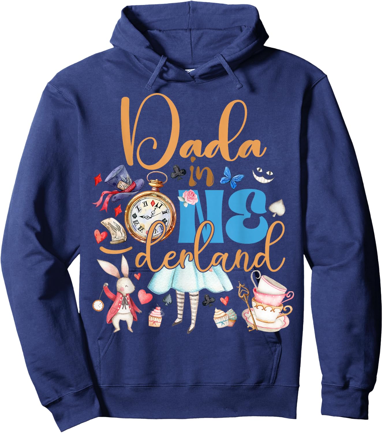 Alice Dada in ONEderland Birthday Family Hoodie - Hoodie | Navy