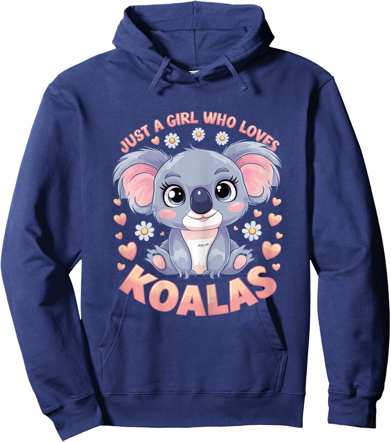 Koala Just a Girl Who Loves Koalas Hoodie - Hoodie | Navy
