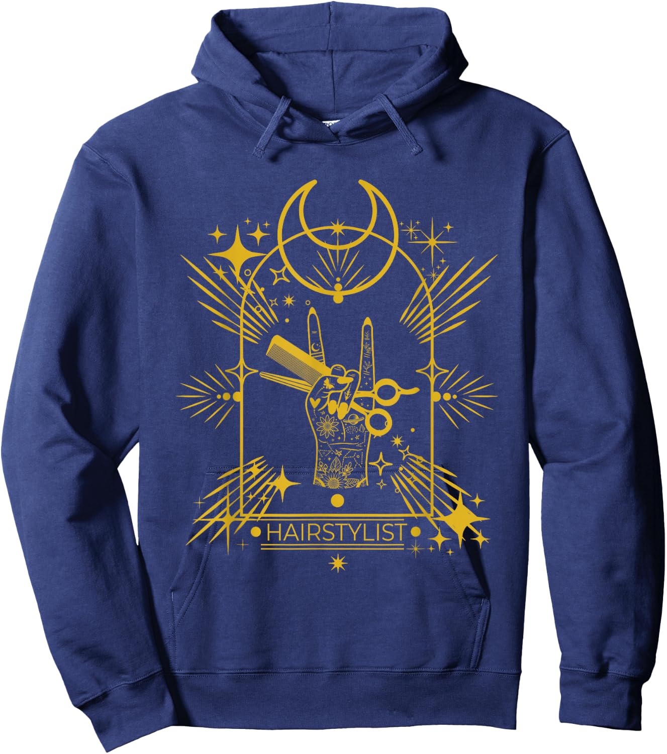 Hairstylist Tarot Hair Stylist Hoodie - Hoodie | Navy
