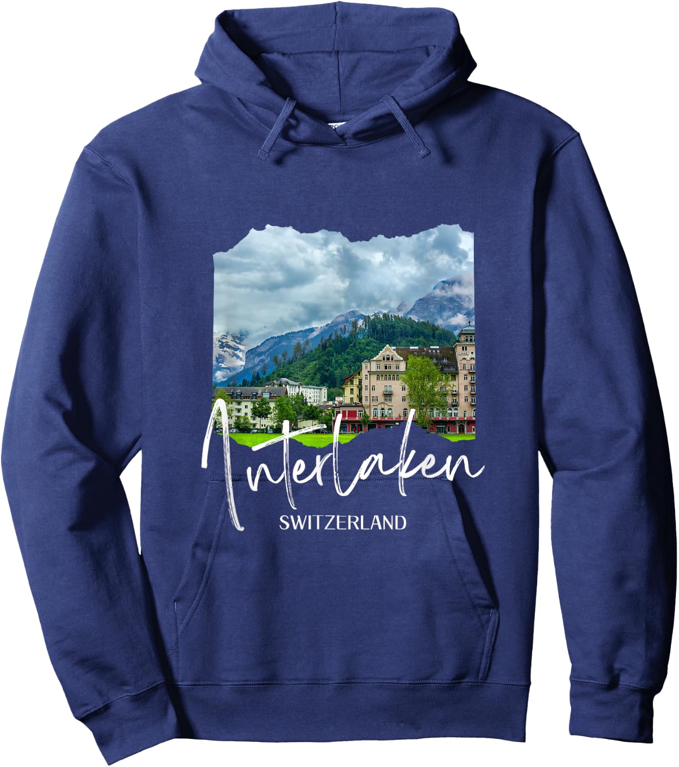 Switzerland Interlaken Hoodie - Hoodie | Navy