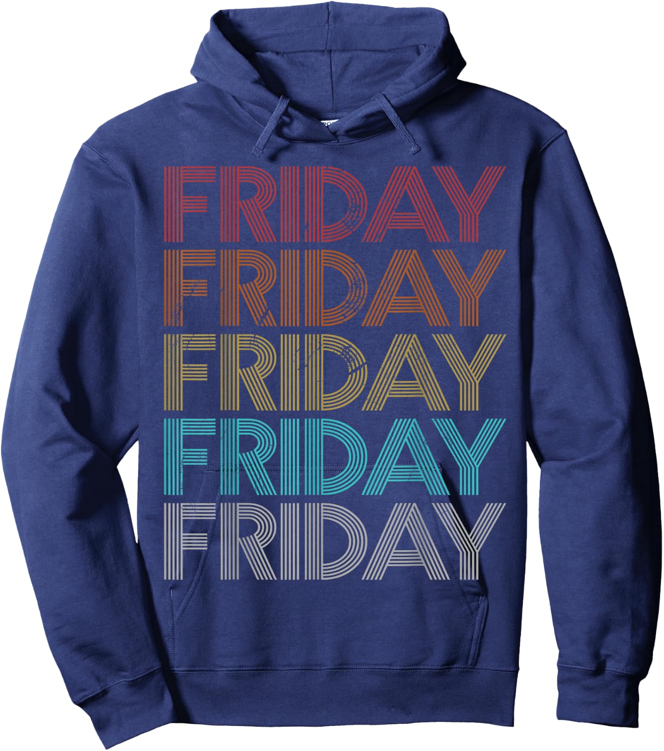 Retro Vintage Friday Hoodie - Hoodie | Navy