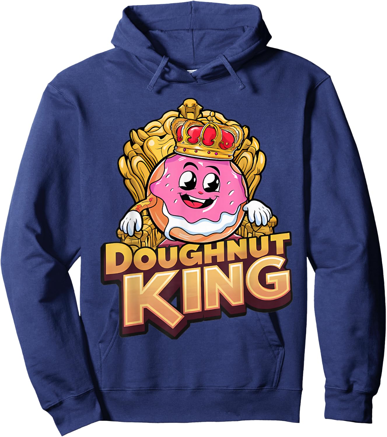 Doughnut King Hoodie - Hoodie | Navy