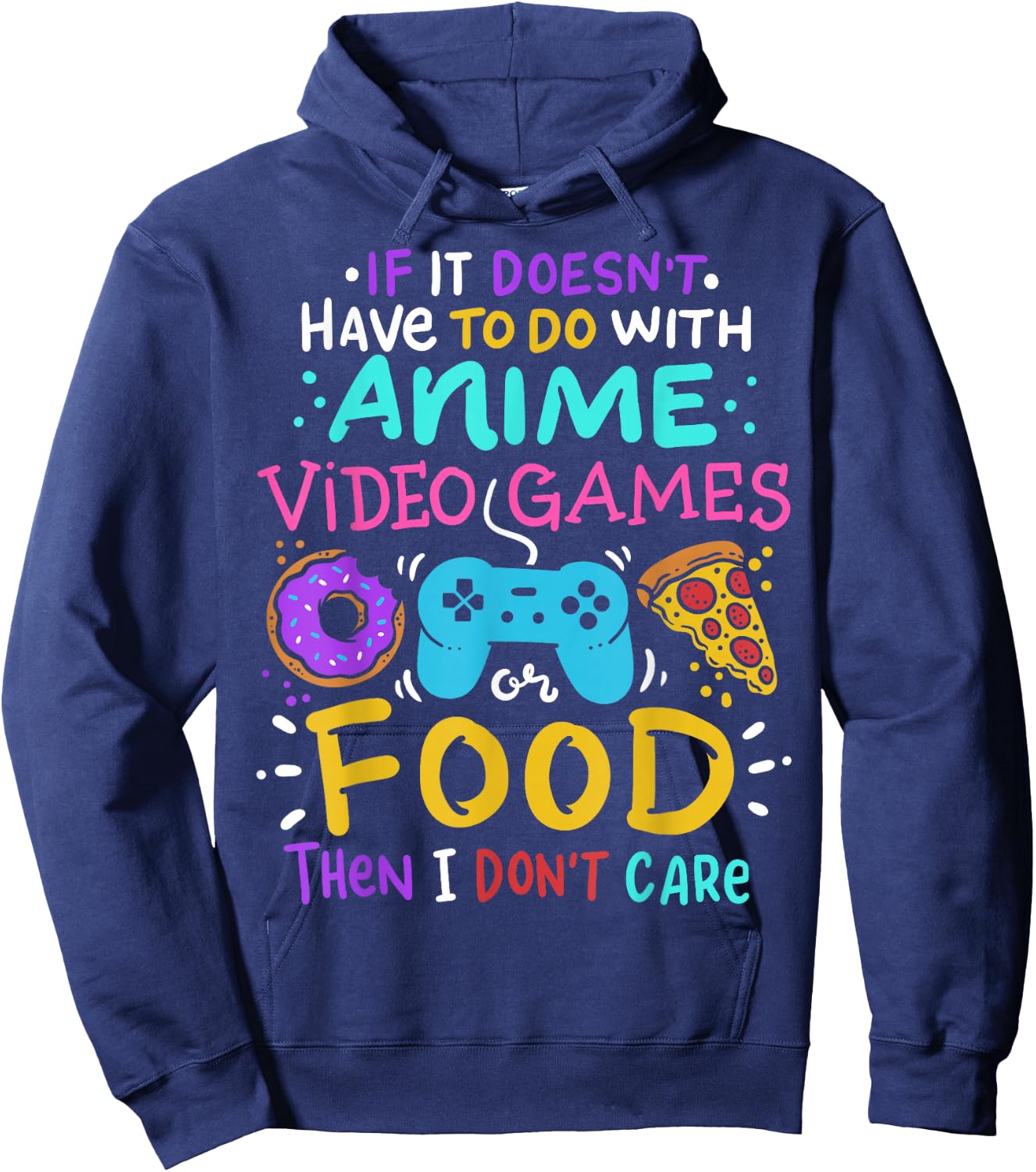 Anime Gamer Gaming Video Games Gift Hoodie - Hoodie | Navy