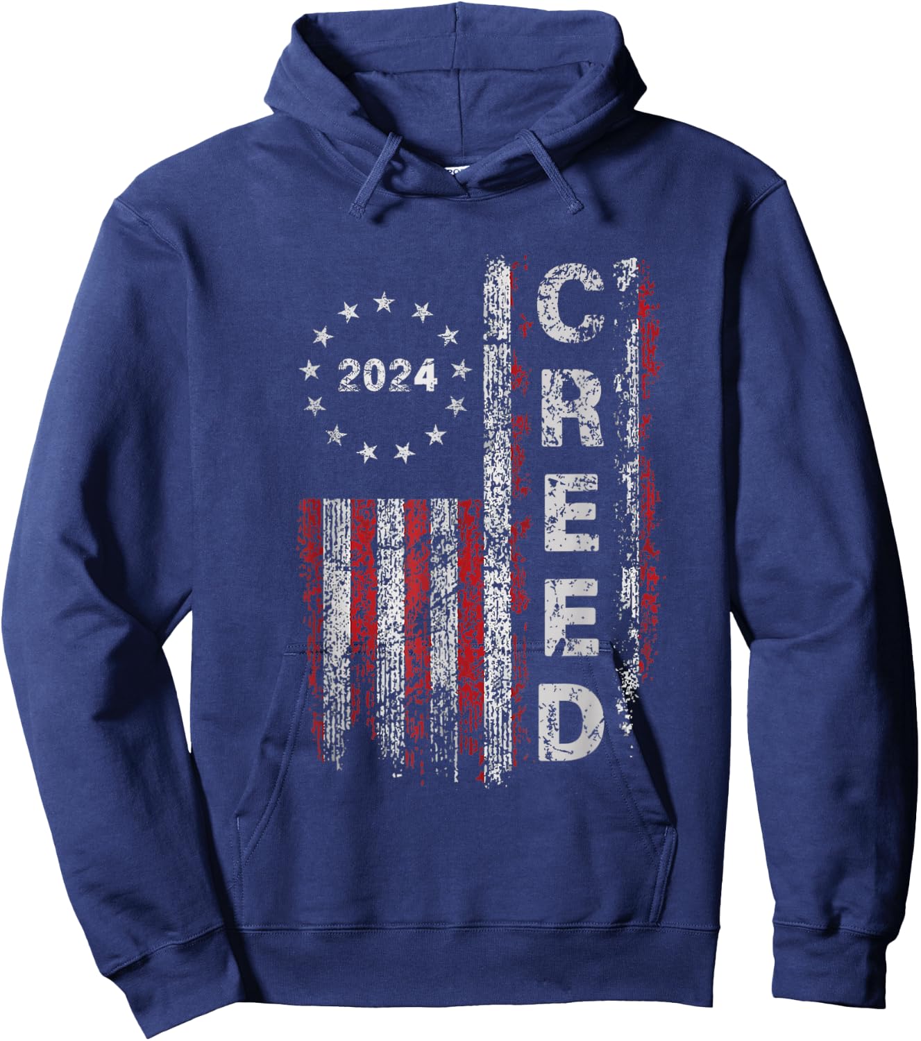 Creed '24 Take Me Higher Women Men Support 2024 Hoodie - Hoodie | Navy