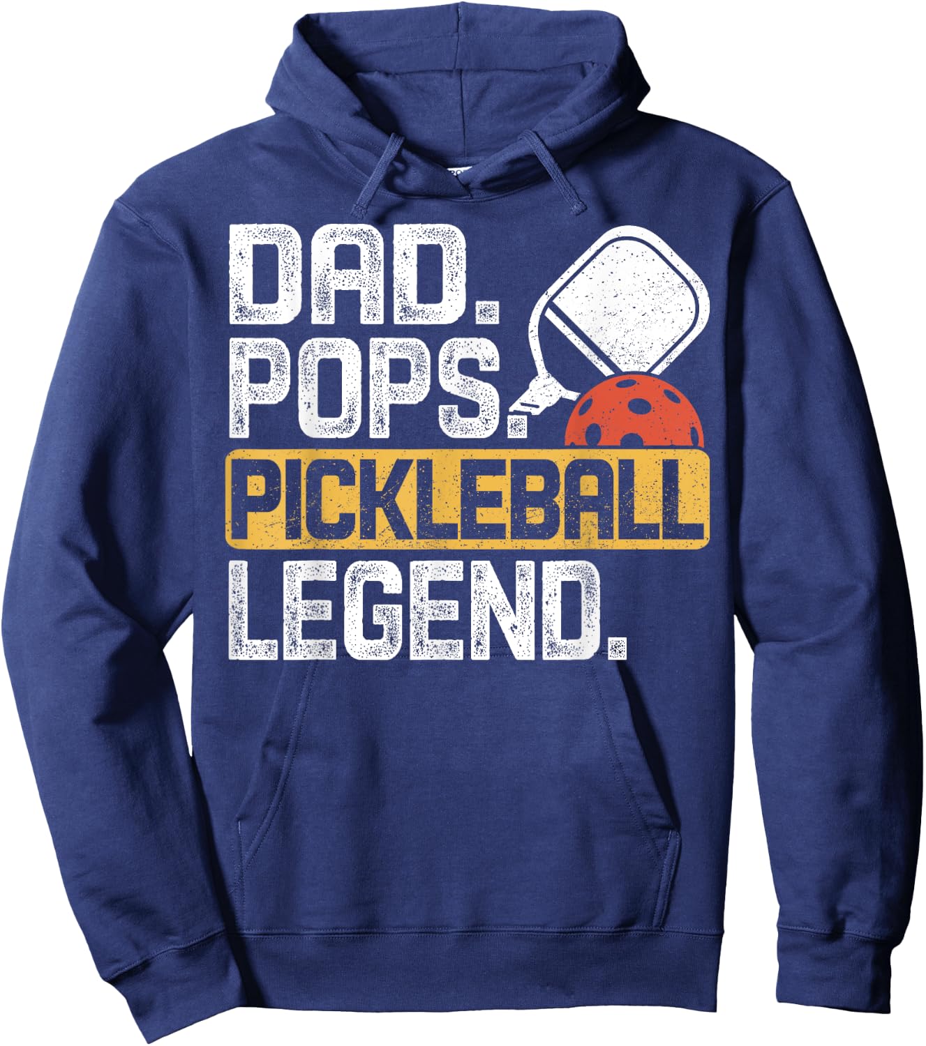 Dad Pops Pickleball Legend Funny Grandpa Hoodie - Hoodie | Navy