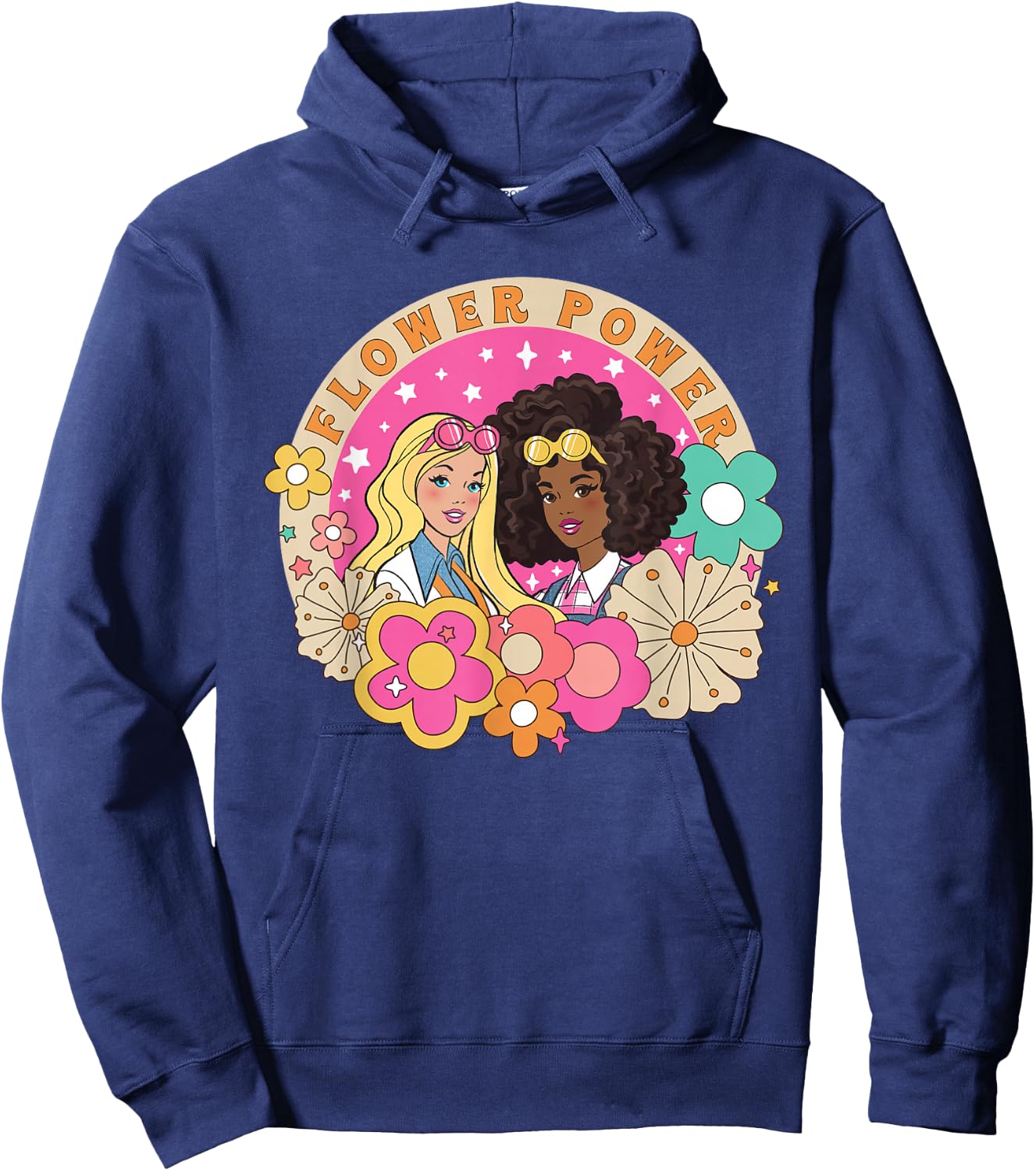 Barbie - Summer Flower Power Hoodie - Hoodie | Navy