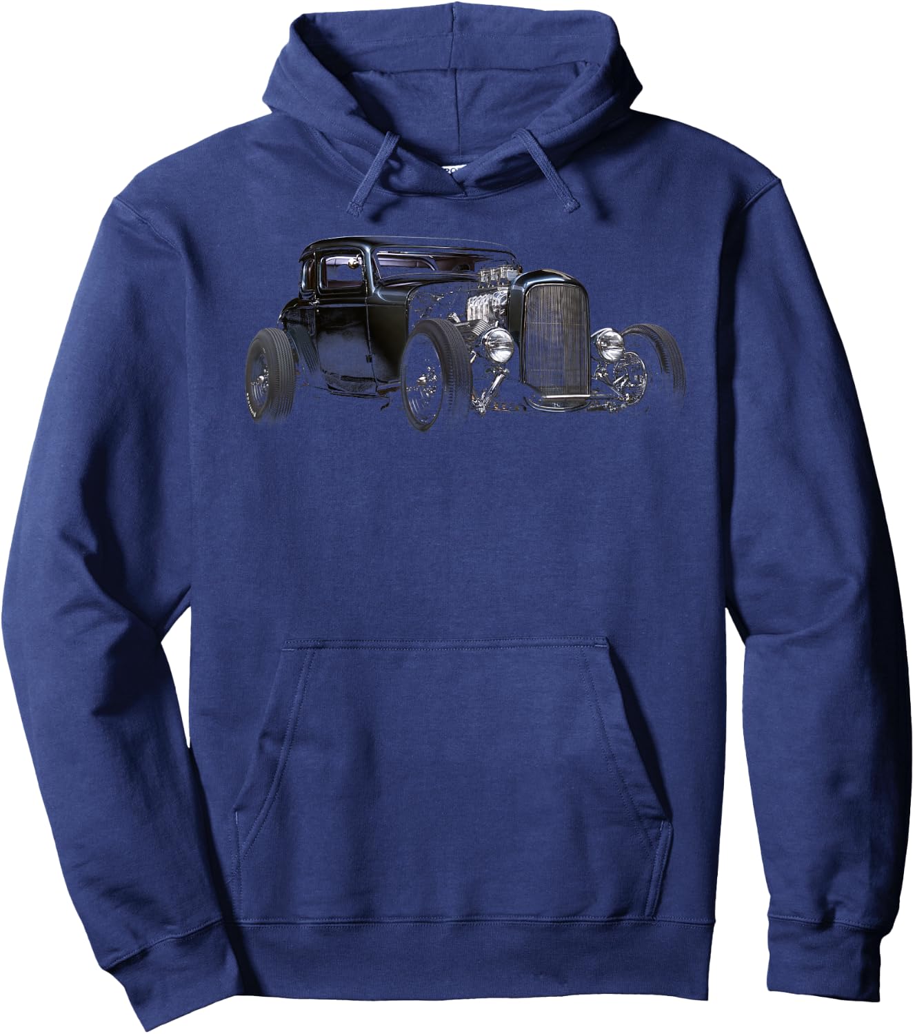 1932 Hot Rod Five Window Ford Hoodie - Hoodie | Navy