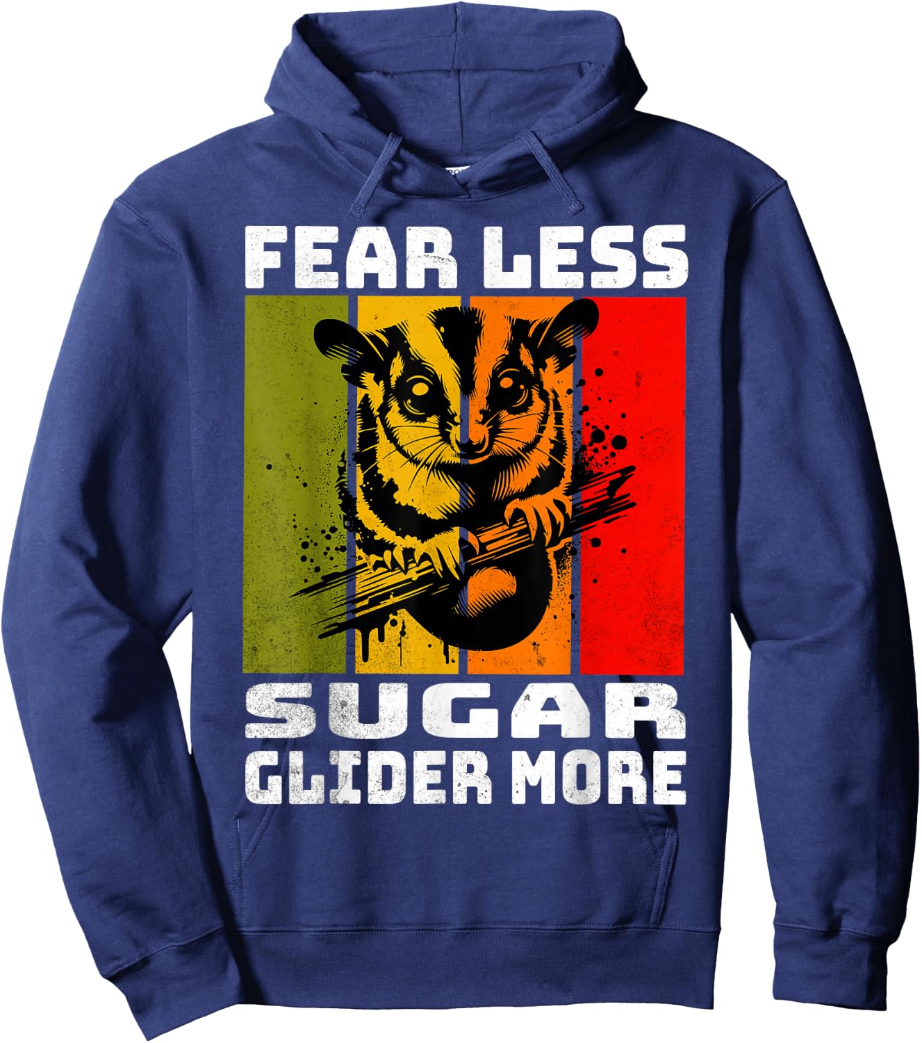 Sugar Glider Retro Sugar Glider Hoodie - Hoodie | Navy