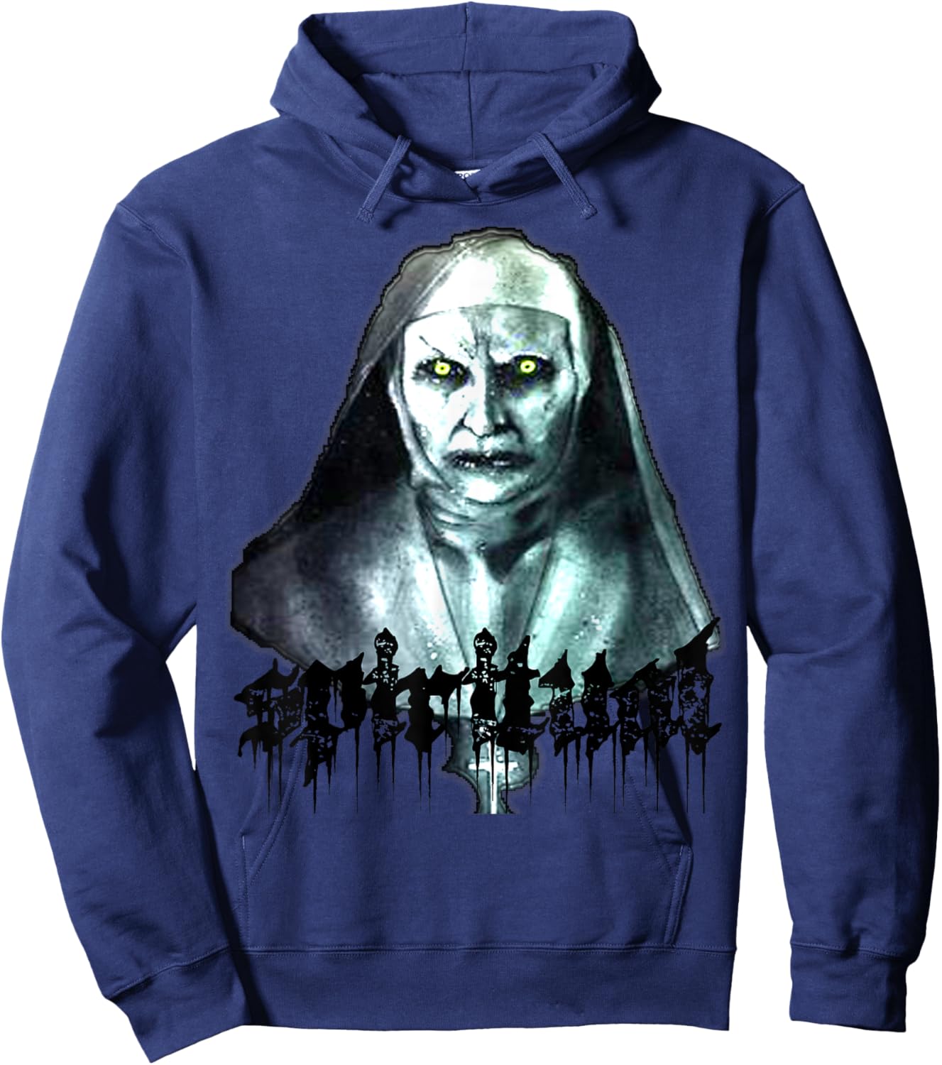 Zombie Nun demon "spiritual" Hoodie - Hoodie | Navy