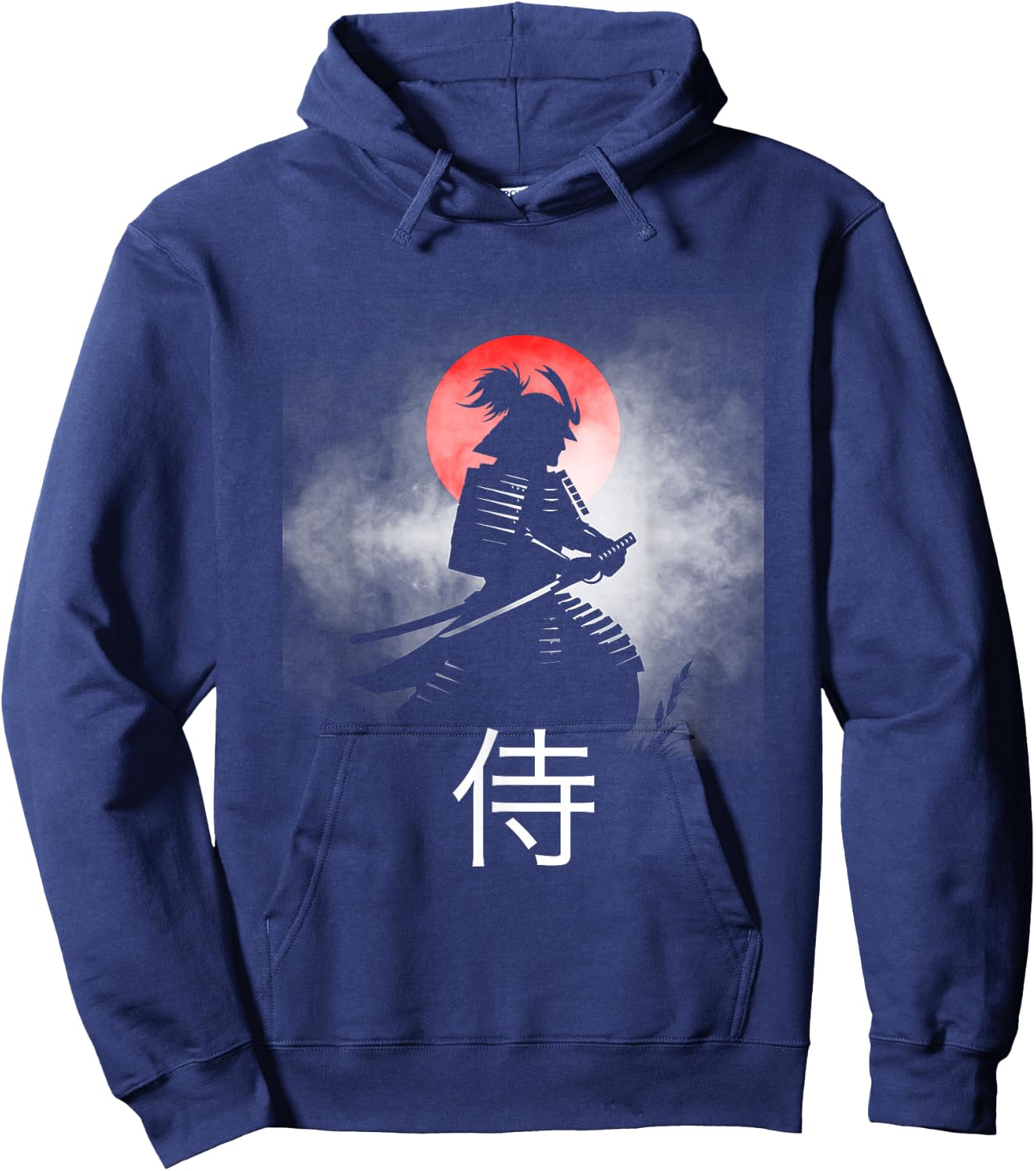 Japanese Samurai Warrior Hoodie - Hoodie | Navy