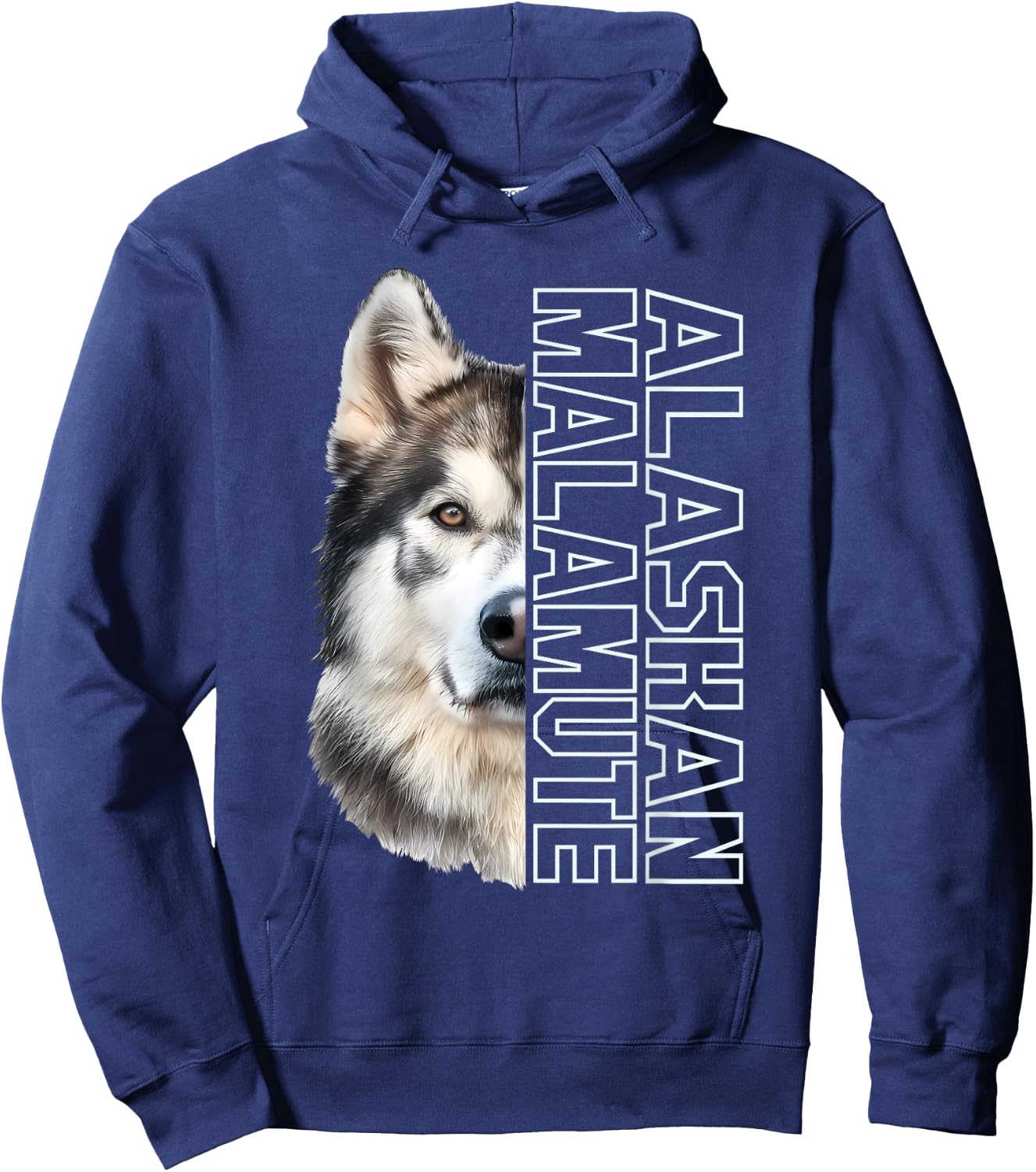 Alaskan Malamute Hoodie - Hoodie | Navy