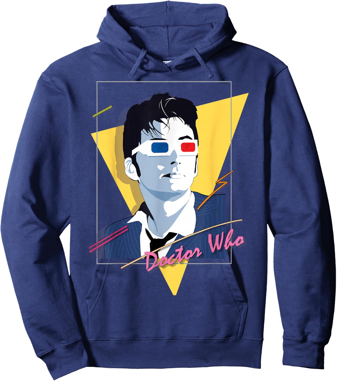 80s Tenant Retro Time Traveller Sci-Fi Fan Hoodie - Hoodie | Navy