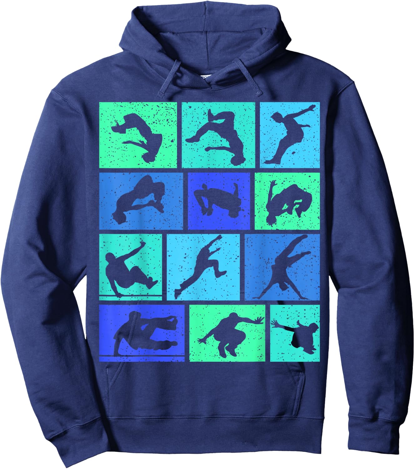 Parkour Parcouring Parcour Children's Boys Hoodie - Hoodie | Navy