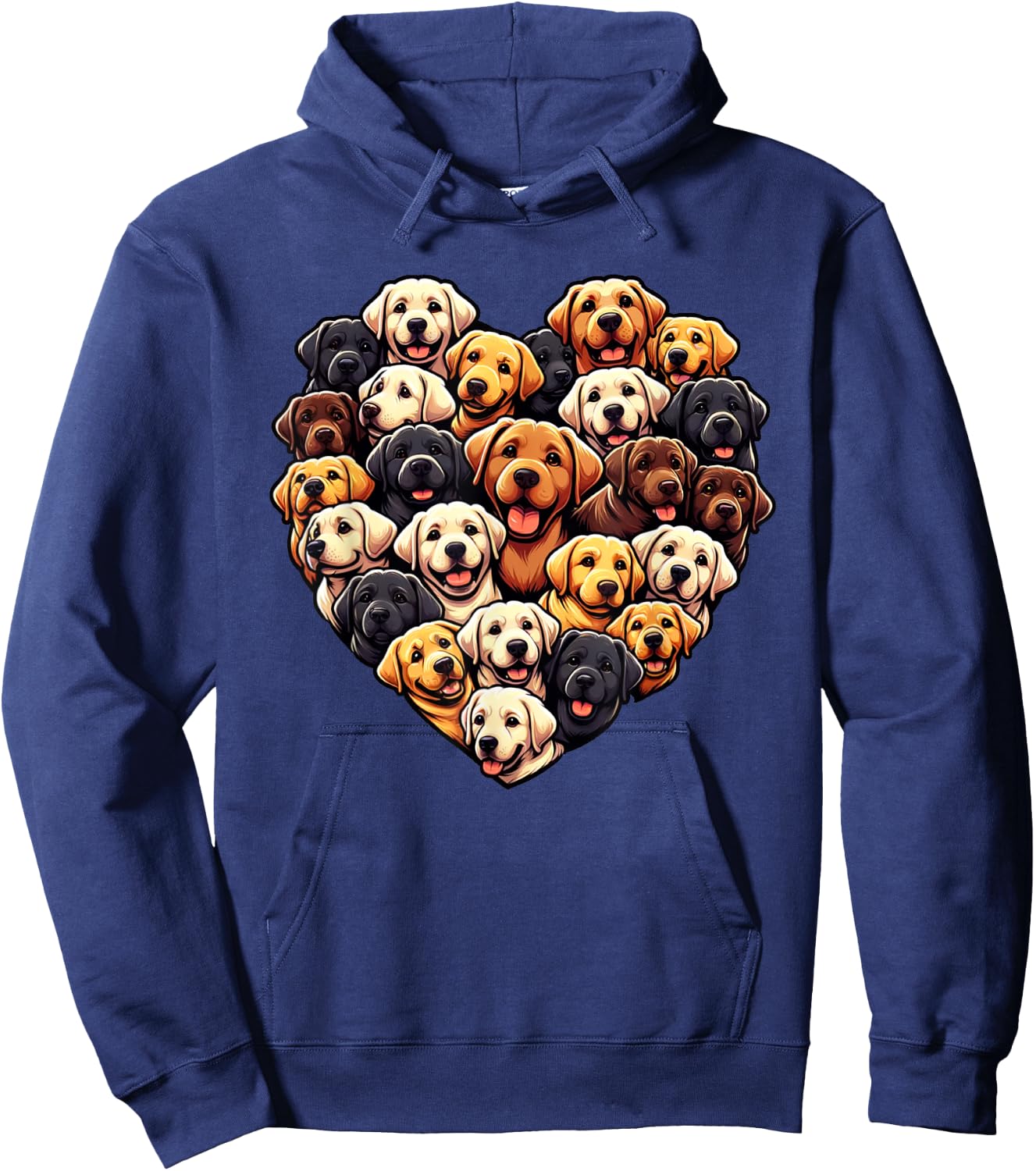 Labrador Retriever Lab Dog Labradors Hoodie - Hoodie | Navy