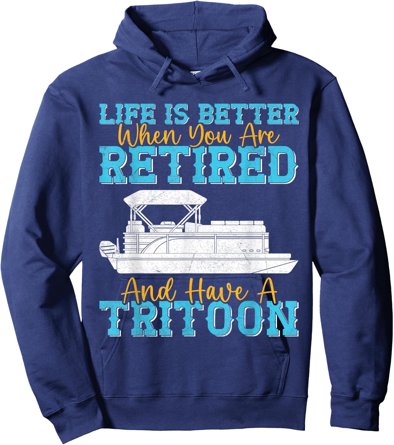 Tritoon Boat Accessories Hoodie - Hoodie | Navy