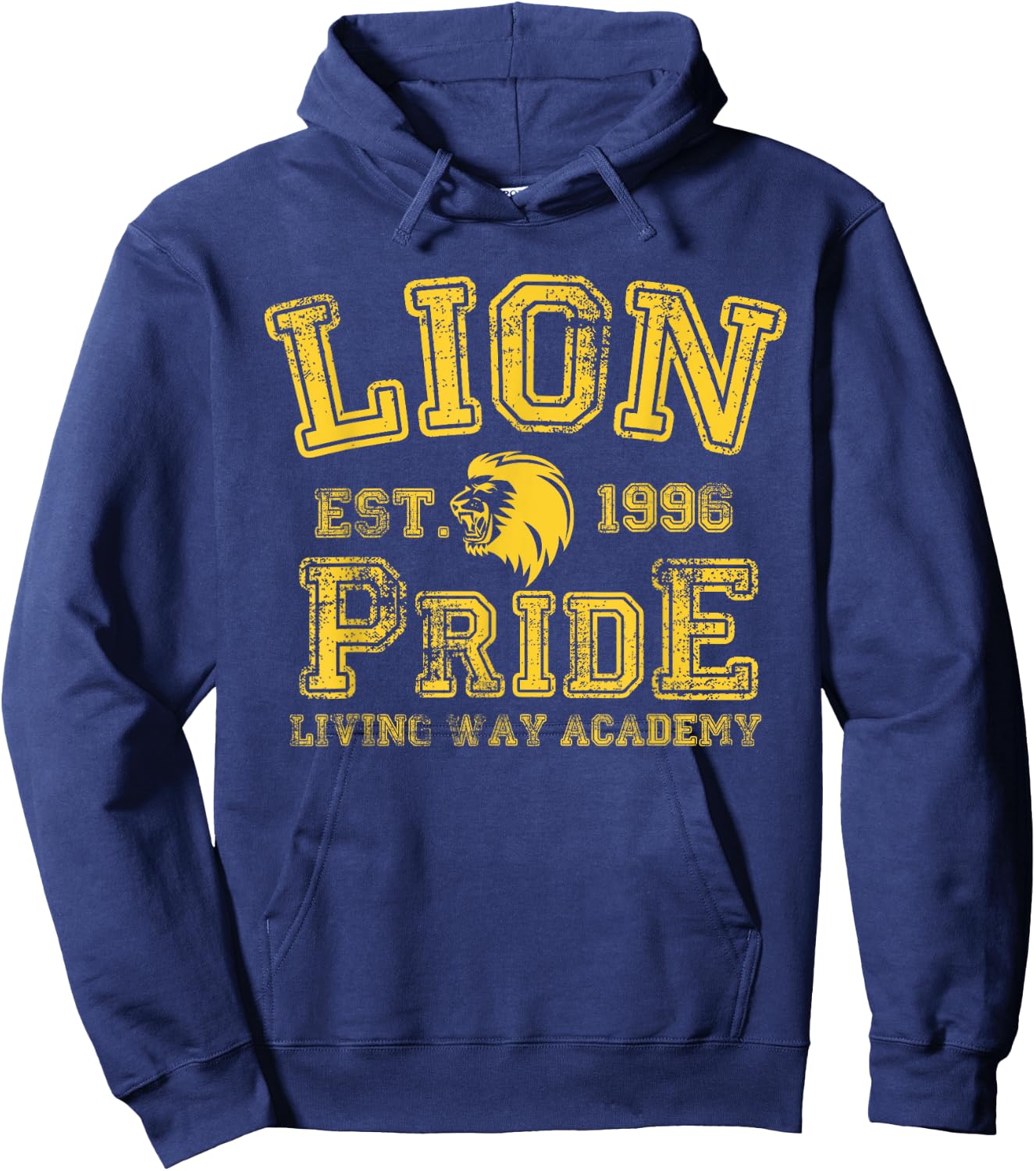 Living Way Academy - Lion Pride Hoodie - Hoodie | Navy