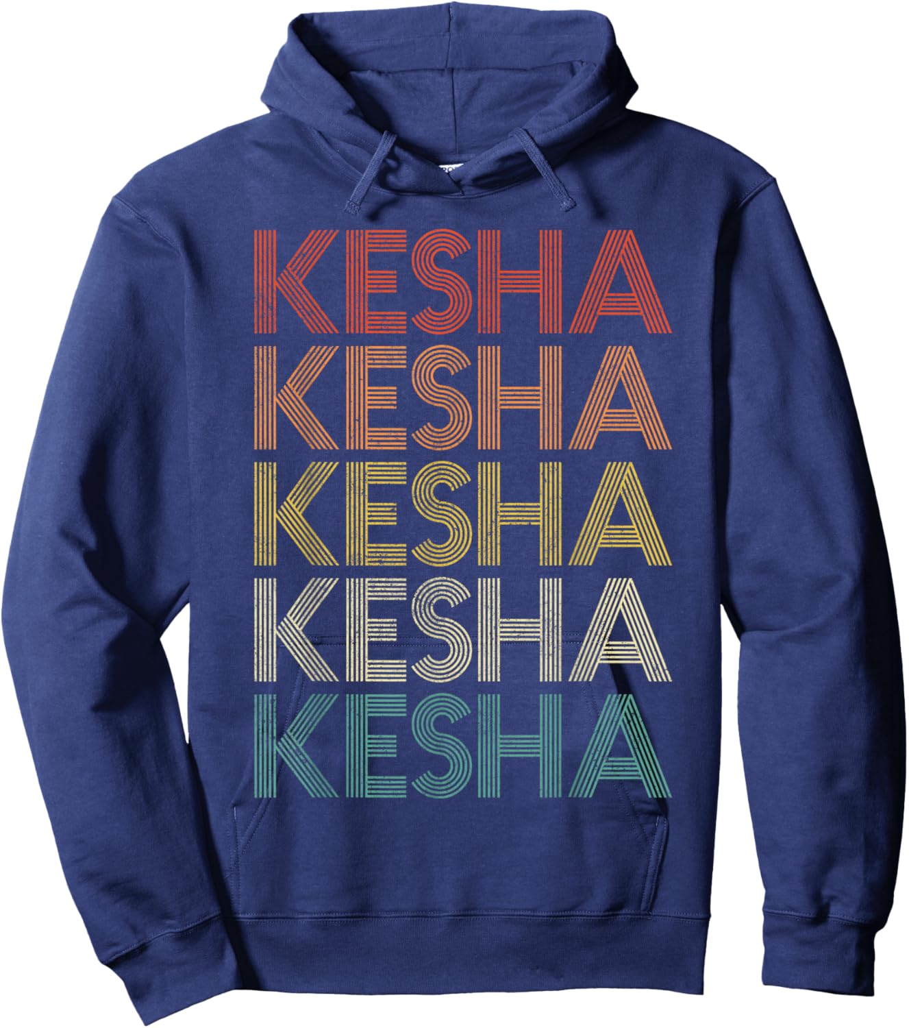 Kesha Vintage Retro Hoodie - Hoodie | Navy