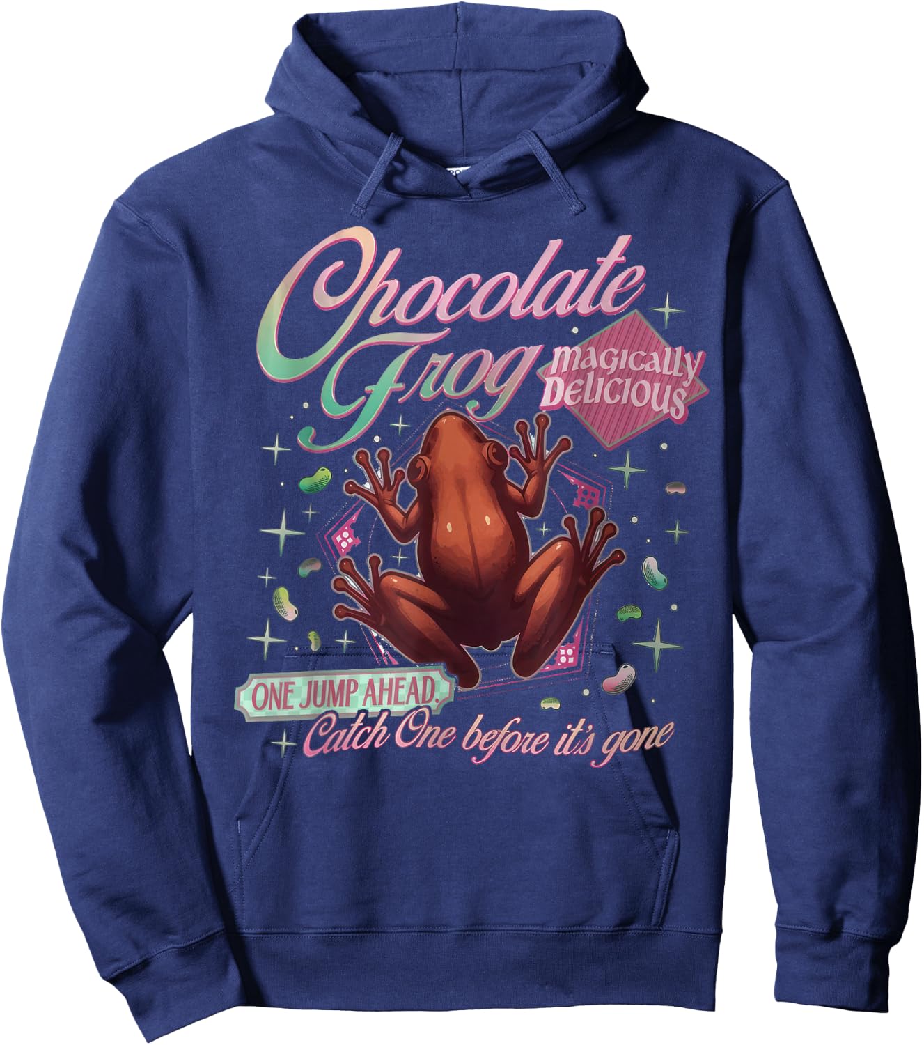 Wizard Chocolate Frog Magic Candy Hoodie - Hoodie | Navy