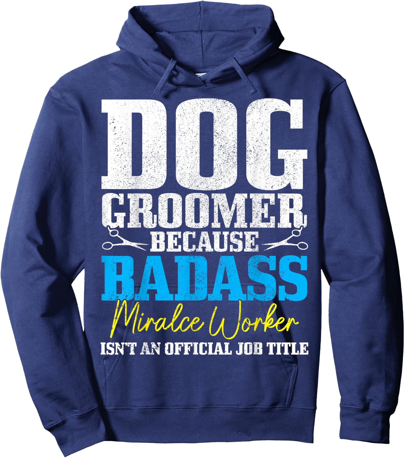 Funny Dog Grooming Salon Hoodie - Hoodie | Navy