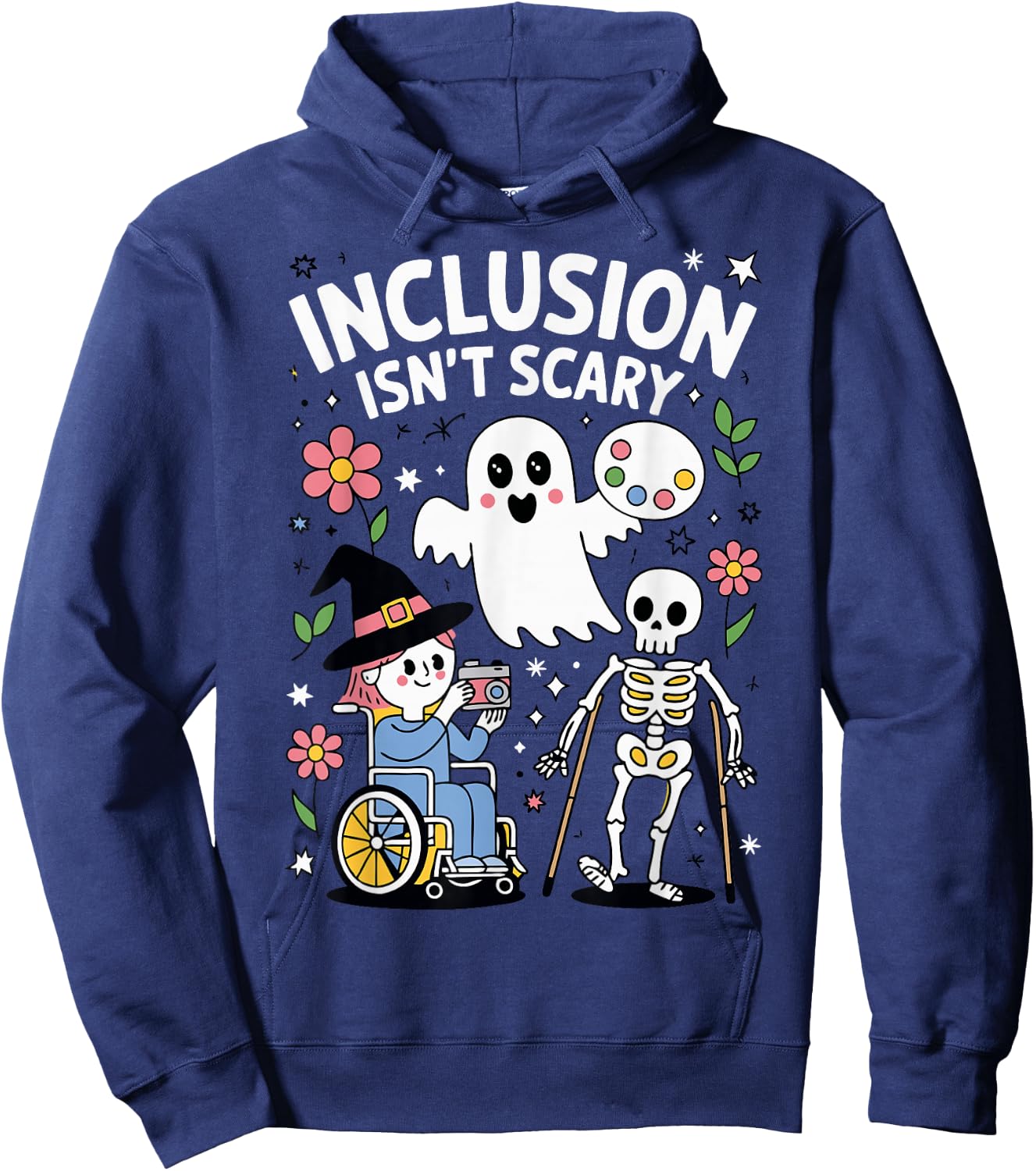 Inclusion Isn't Scary Hoodie - Hoodie | Navy