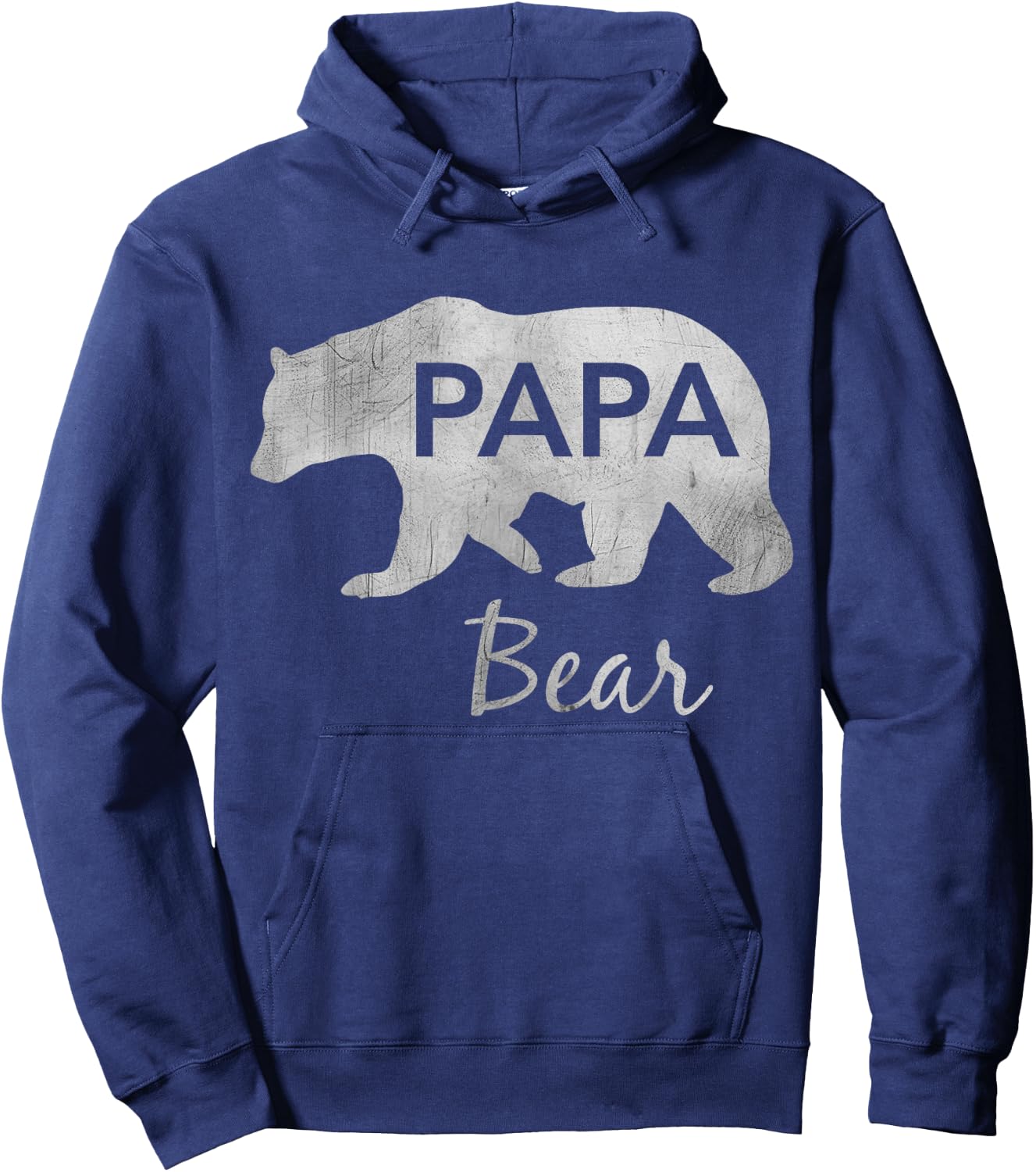 Papa Bear Great Gift Dad, Father, Grandpa Hoodie - Hoodie | Navy
