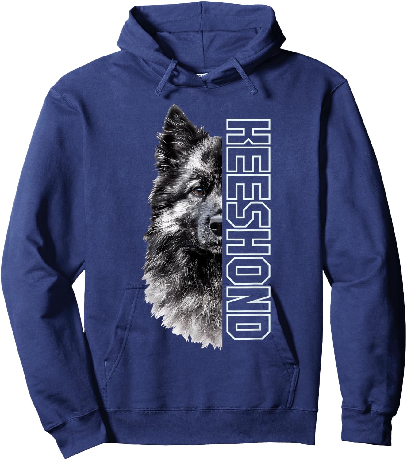 Keeshond Hoodie - Hoodie | Navy