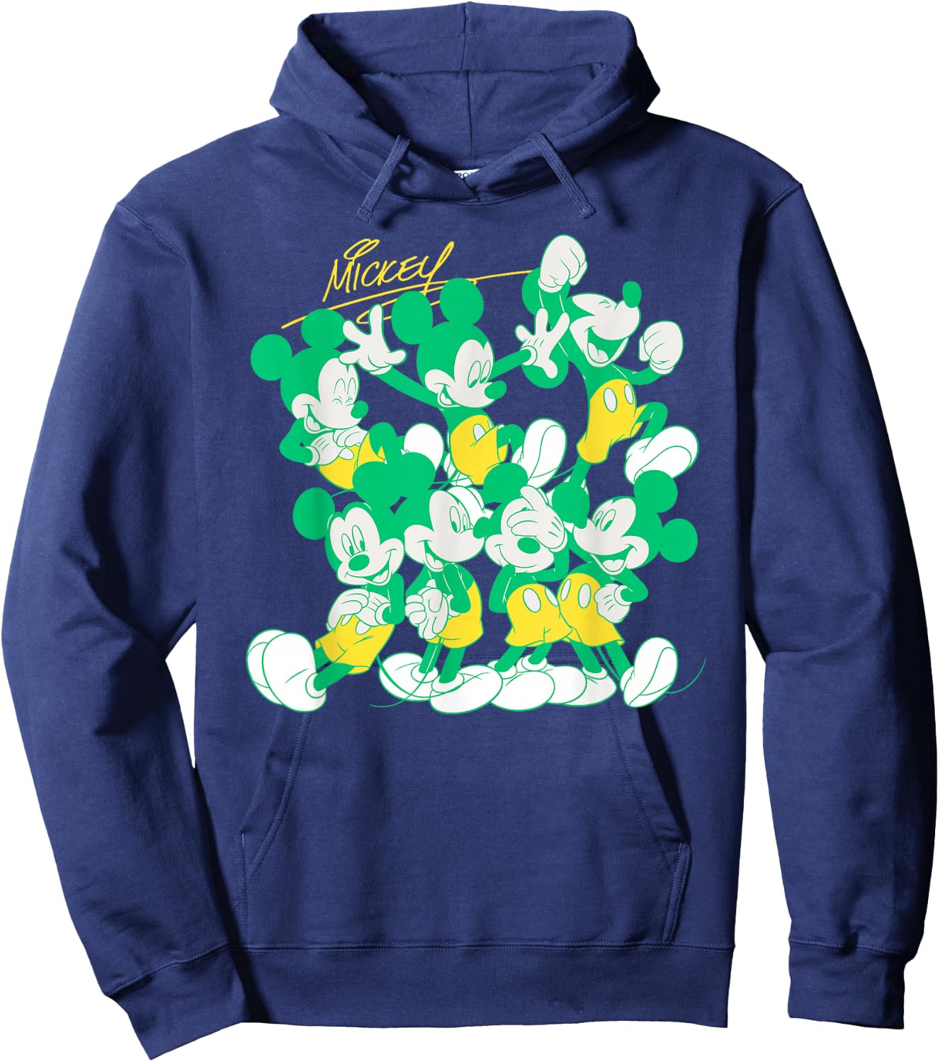 Disney Mickey Mouse Retro Classic Poses Hoodie - Hoodie | Navy