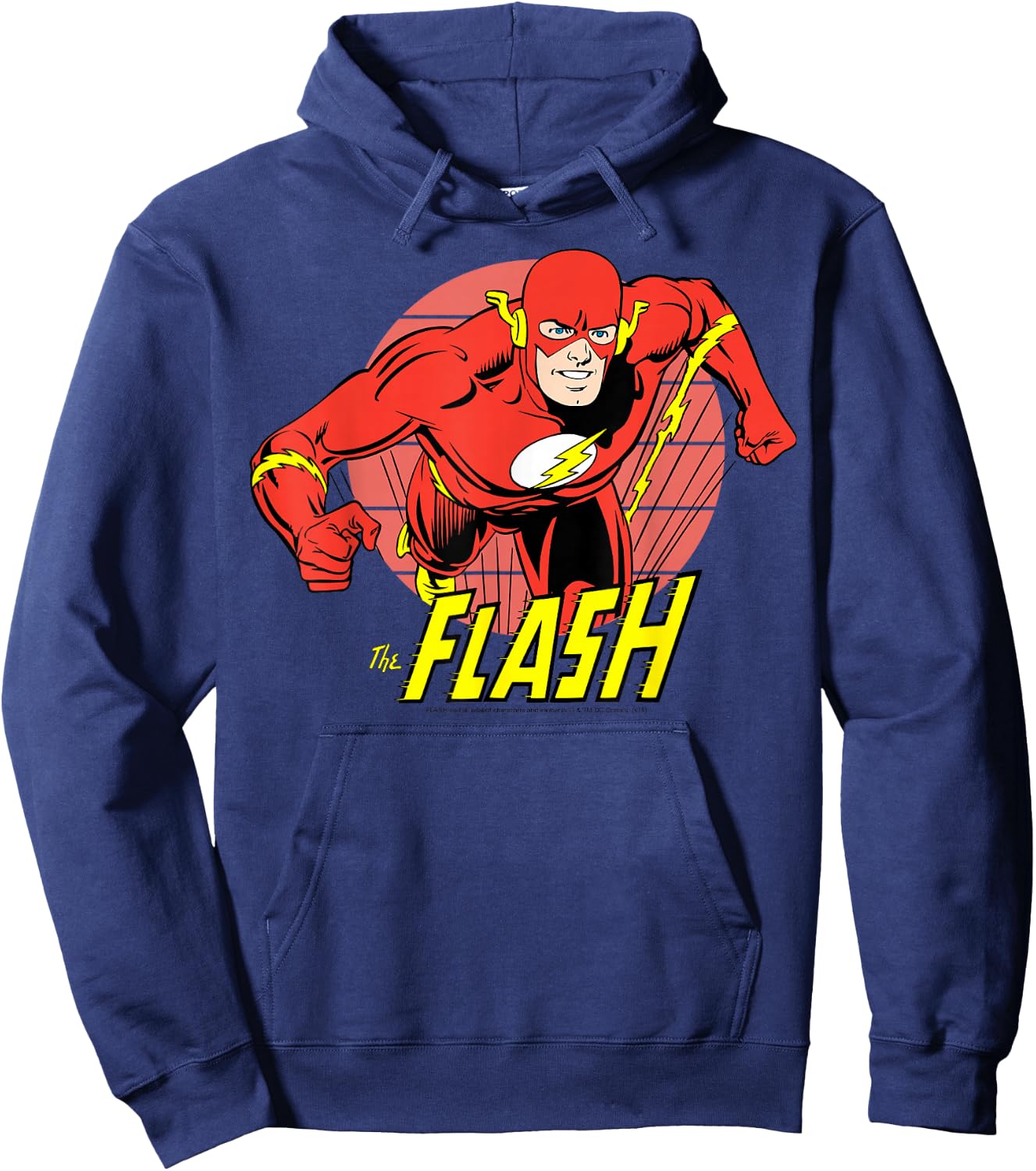 DC Comics The Flash Running Portrait Small Hoodie - Hoodie | Navy