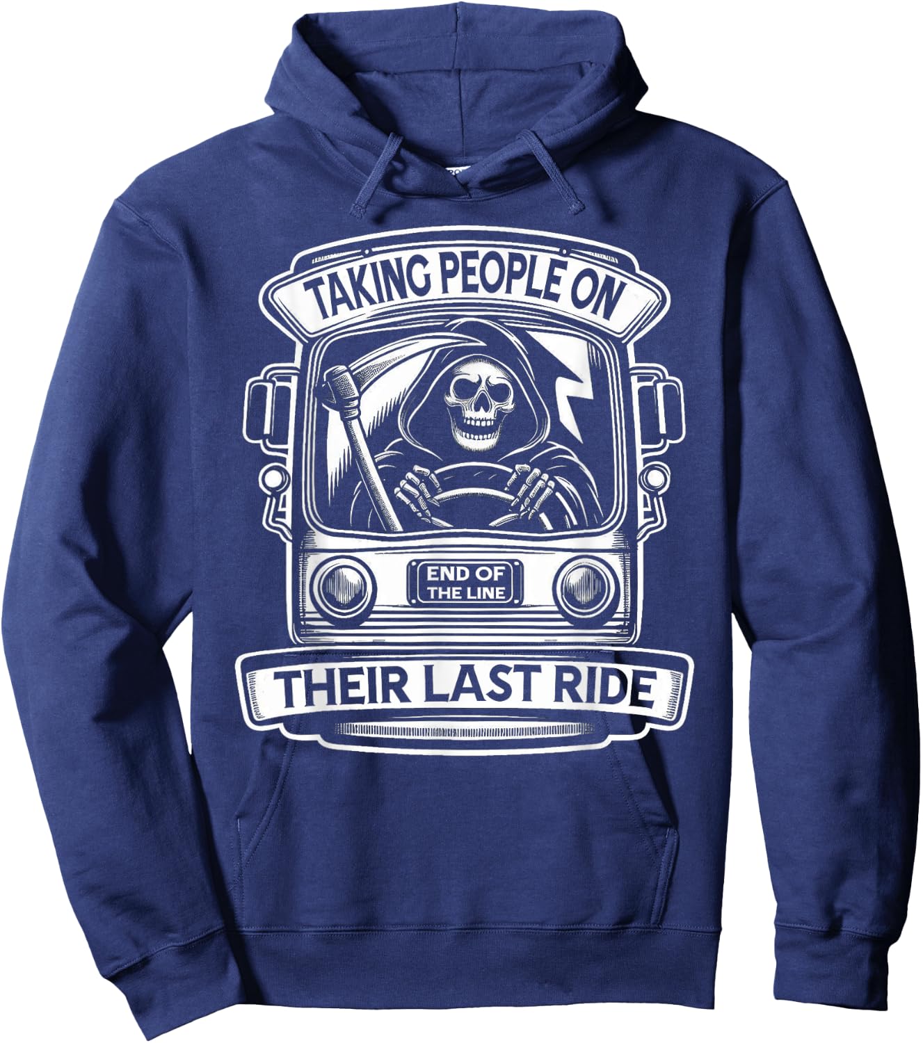 Bus Driver Halloween Hoodie - Hoodie | Navy