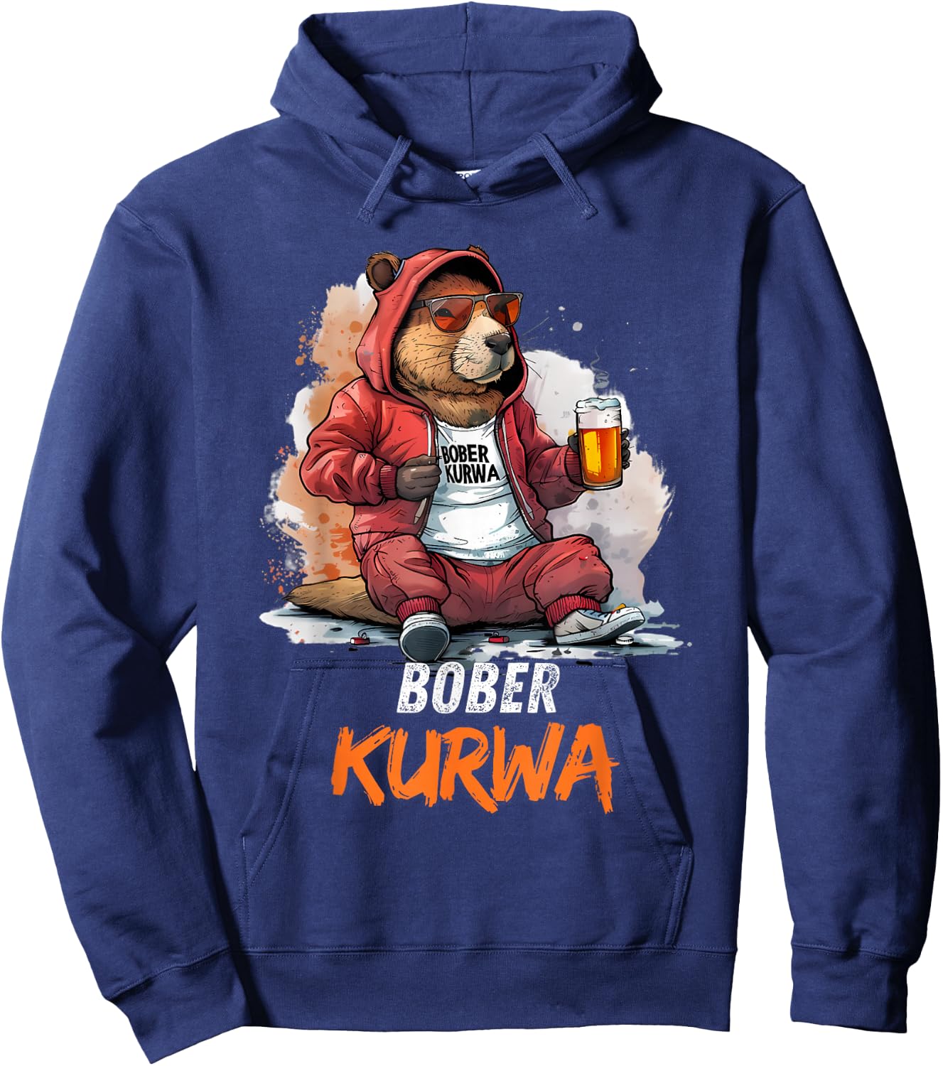 Bober Kurwa Hoodie - Hoodie | Navy