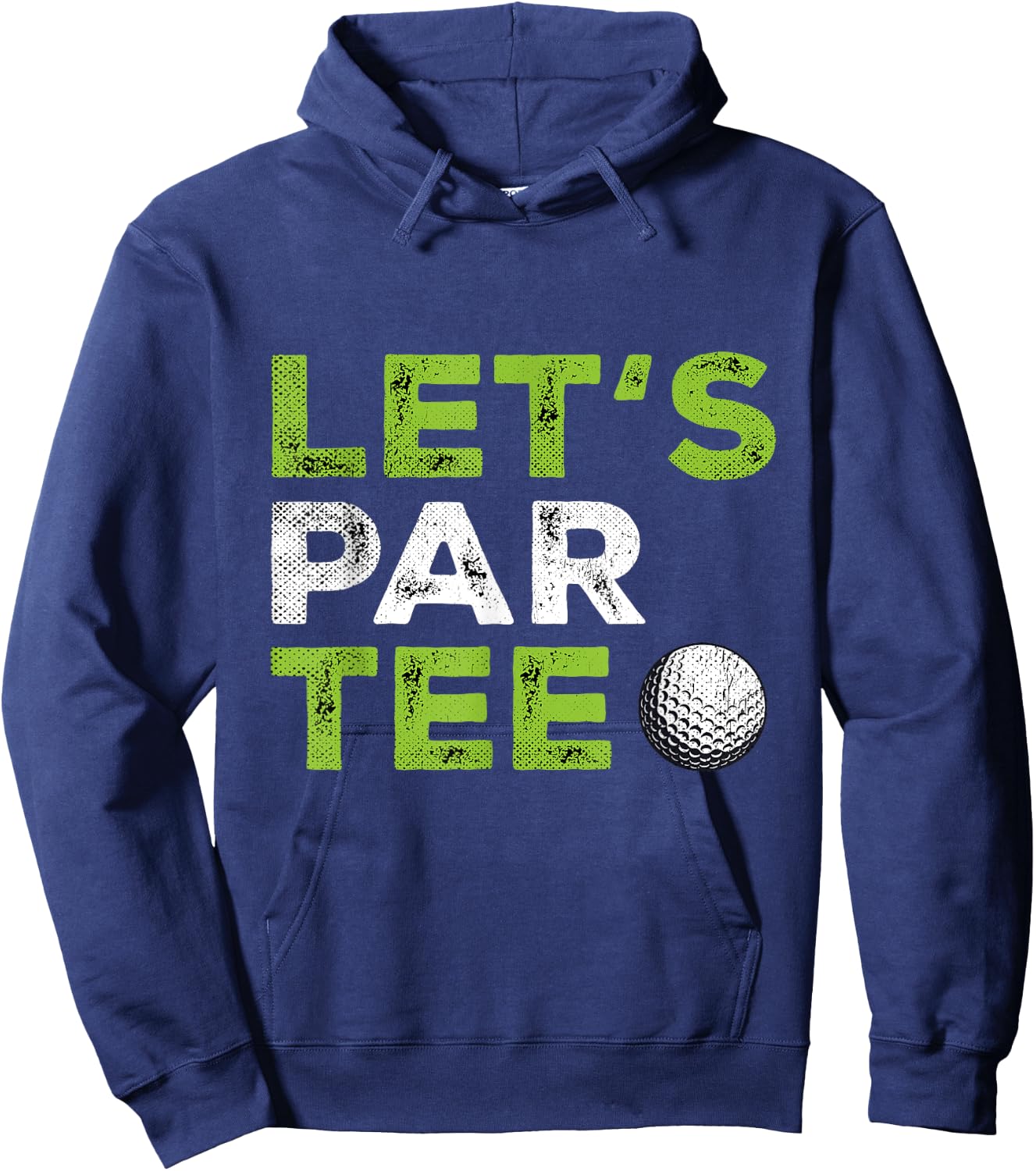 Lets Par Women Golf Ball Golfing Fan Men Golfer Hoodie - Hoodie | Navy