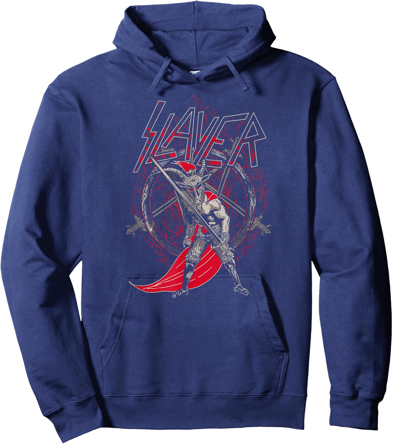 Slayer LO Fi Hoodie - Hoodie | Navy