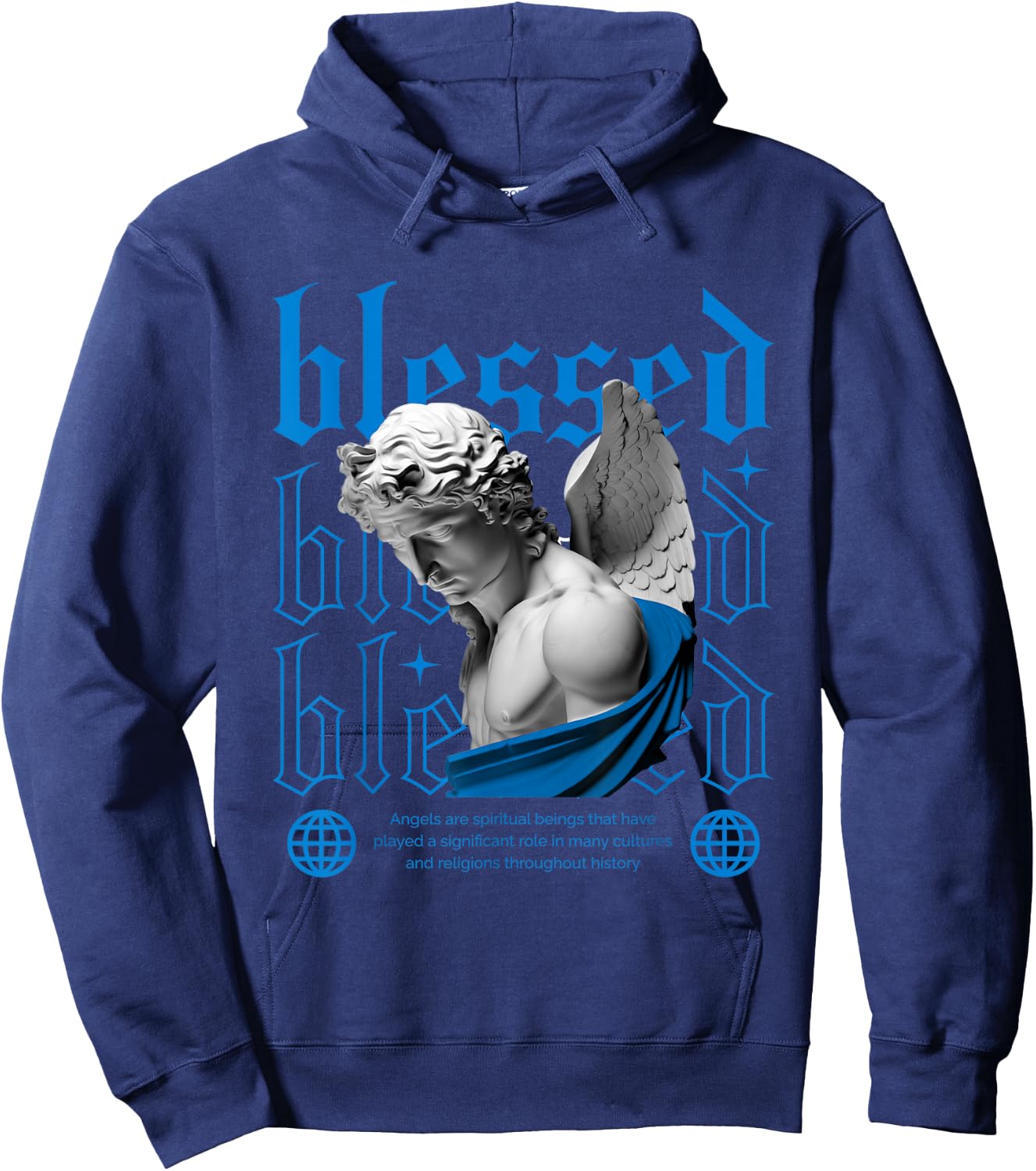 Blessed Military Blue 4s Matching Women Hoodie - Hoodie | Navy