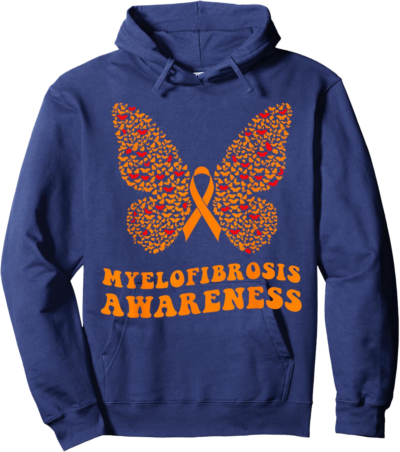 Myelofibrosis Awareness Hoodie - Hoodie | Navy