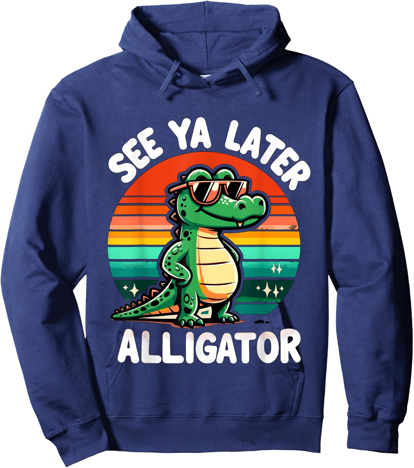 See Ya Later Alligator Hoodie - Hoodie | Navy
