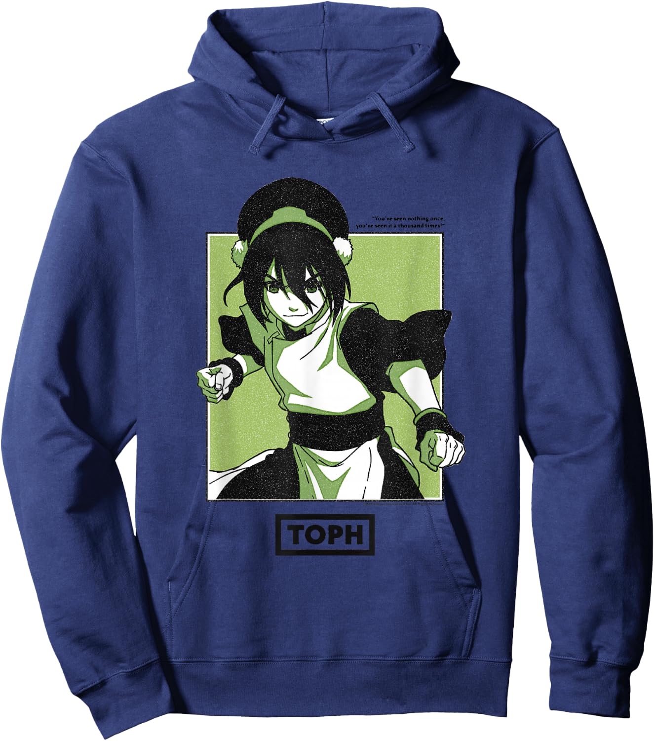 Toph Beifong Earthbending Master Hoodie - Hoodie | Navy