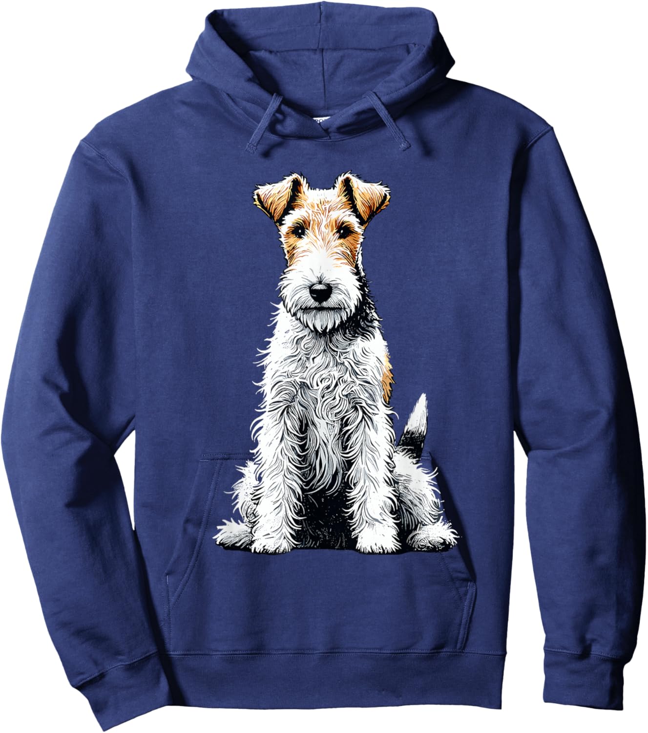 Wire Fox Terrier Hoodie - Hoodie | Navy
