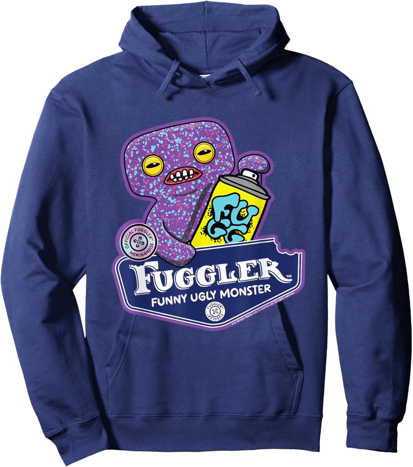 Fuggler Funny Ugly Monsters Squidge Hoodie - Hoodie | Navy