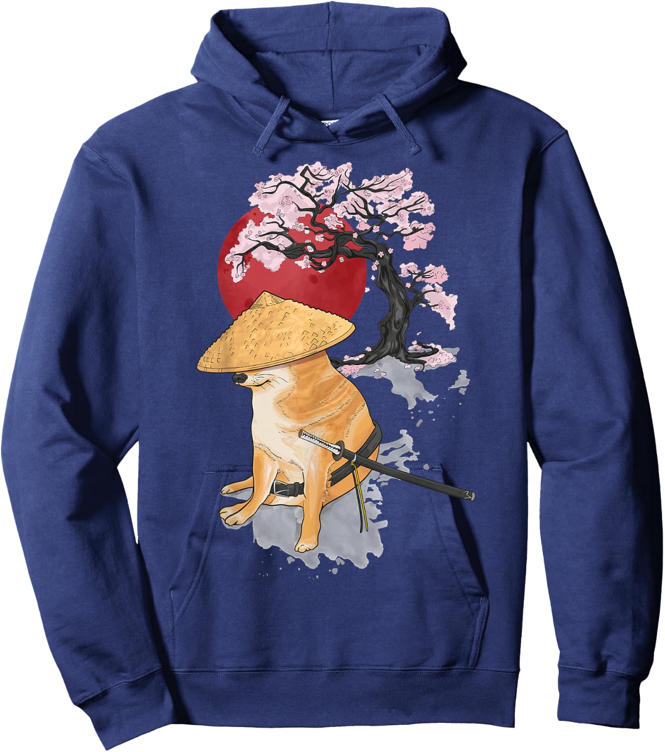 Japanese Meme Cheems Hoodie - Hoodie | Navy